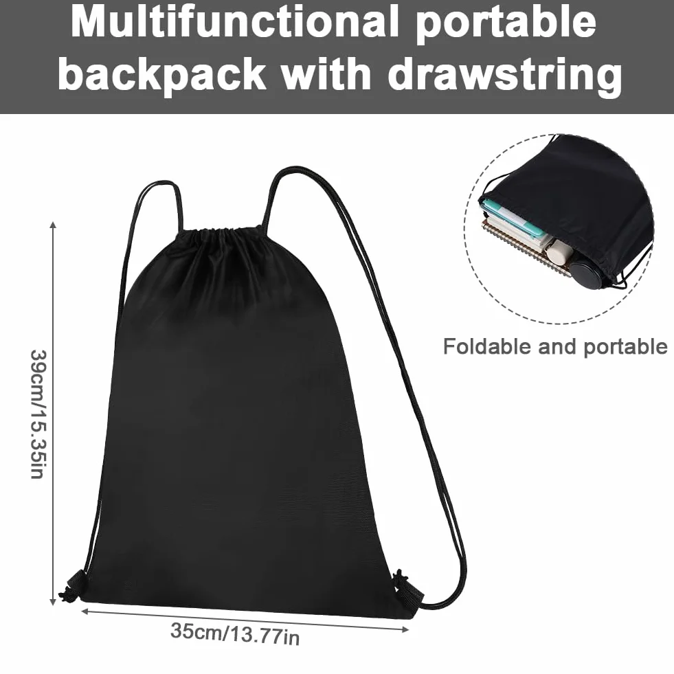 DiULi Sac de Sport avec Cordon de Serrage, Sac à Dos Étanche, Fermeture Éclair Extérieure