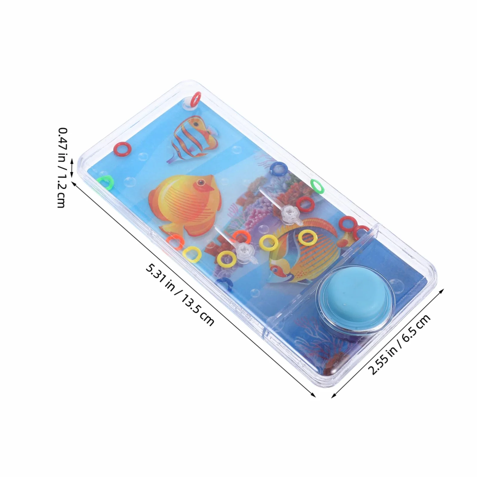 BESPORTBLE 2 Pièces Jeux Eau Anneaux pour Garçon Fille Intellectuels Amusants Jeu Adresse Aquatique Portable
