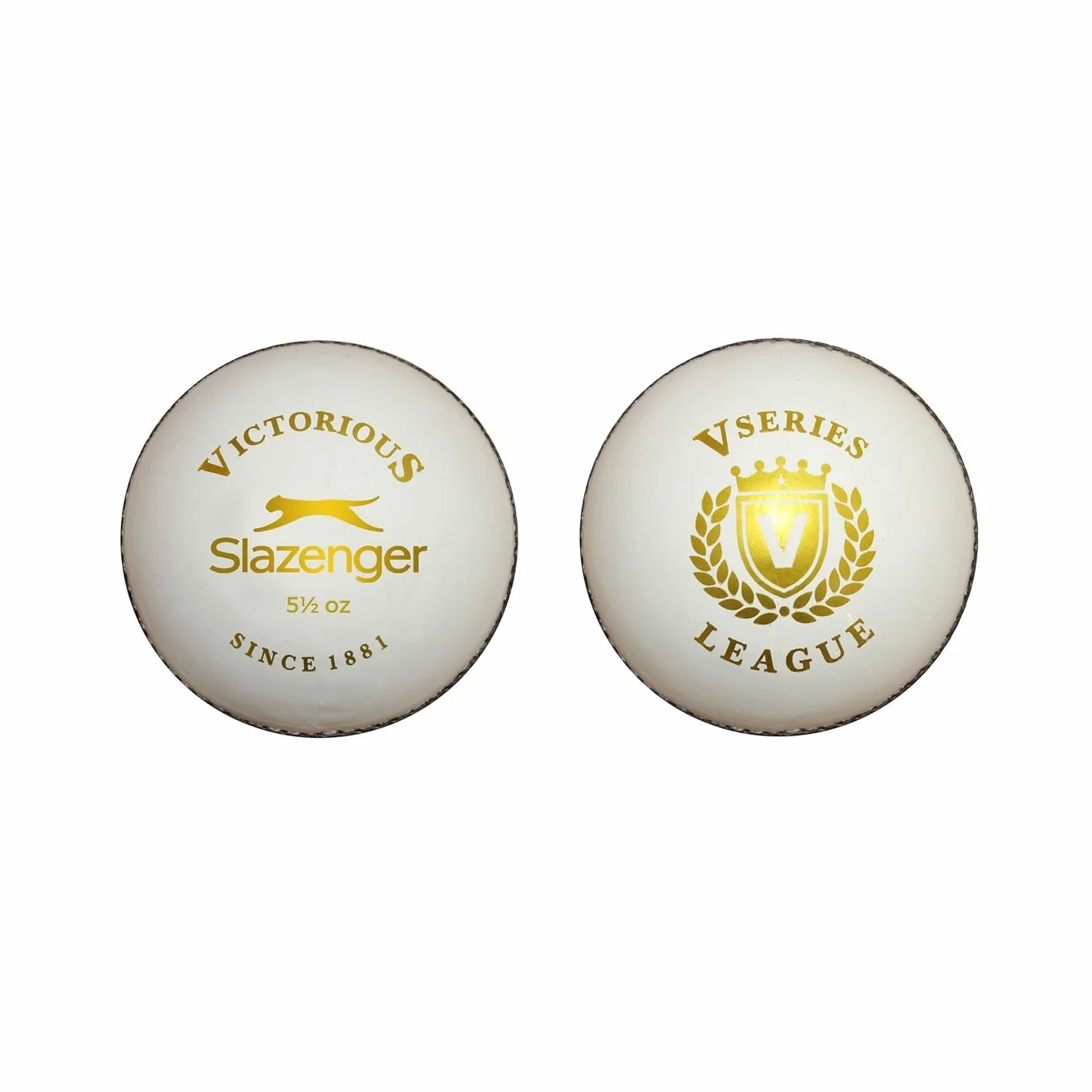 Slazenger League Balle de cricket Blanc Senior