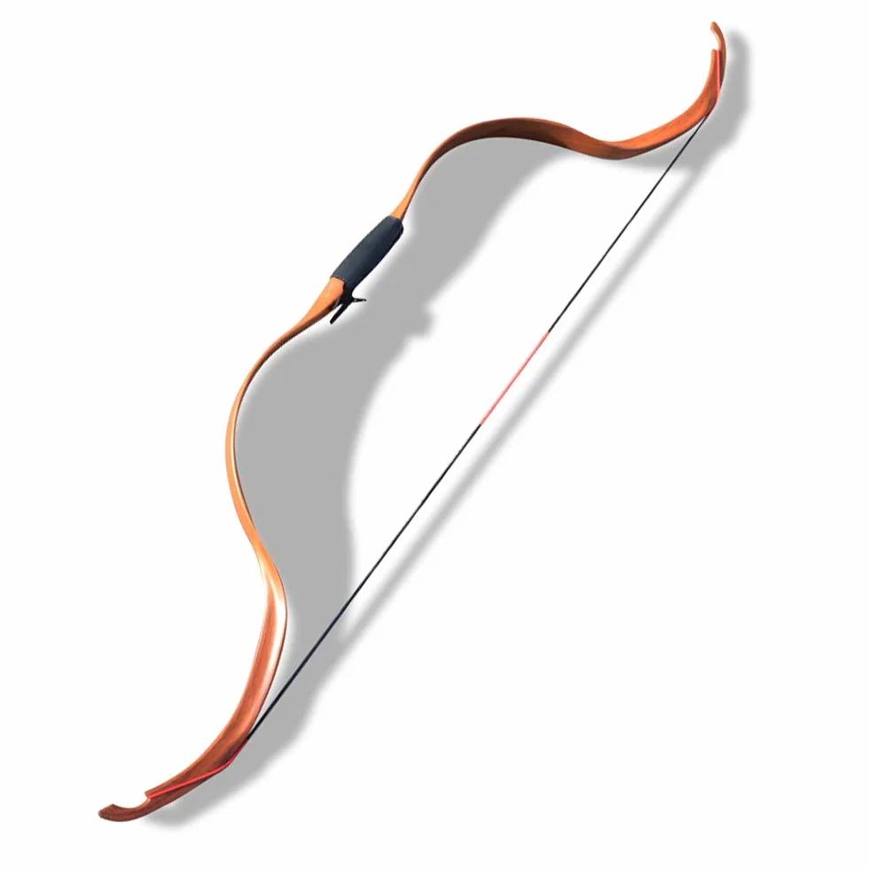 Takedown Arc Classique 20lbs Arc Long Traditionnel en Bois Chasse Adulte Débutant Tir Cible