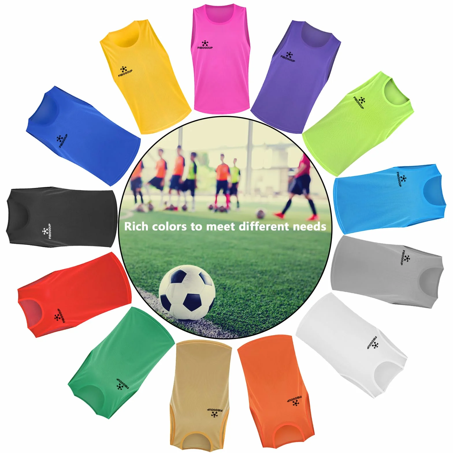 Gilet d'entraînement de football pour enfants et adultes, accessoires d'équipe