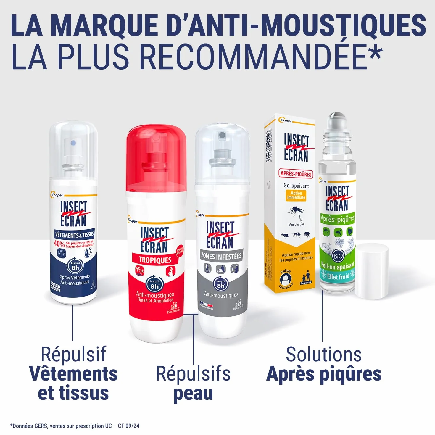 Insect Ecran Anti-moustiques Spray répulsif peau 100 ml