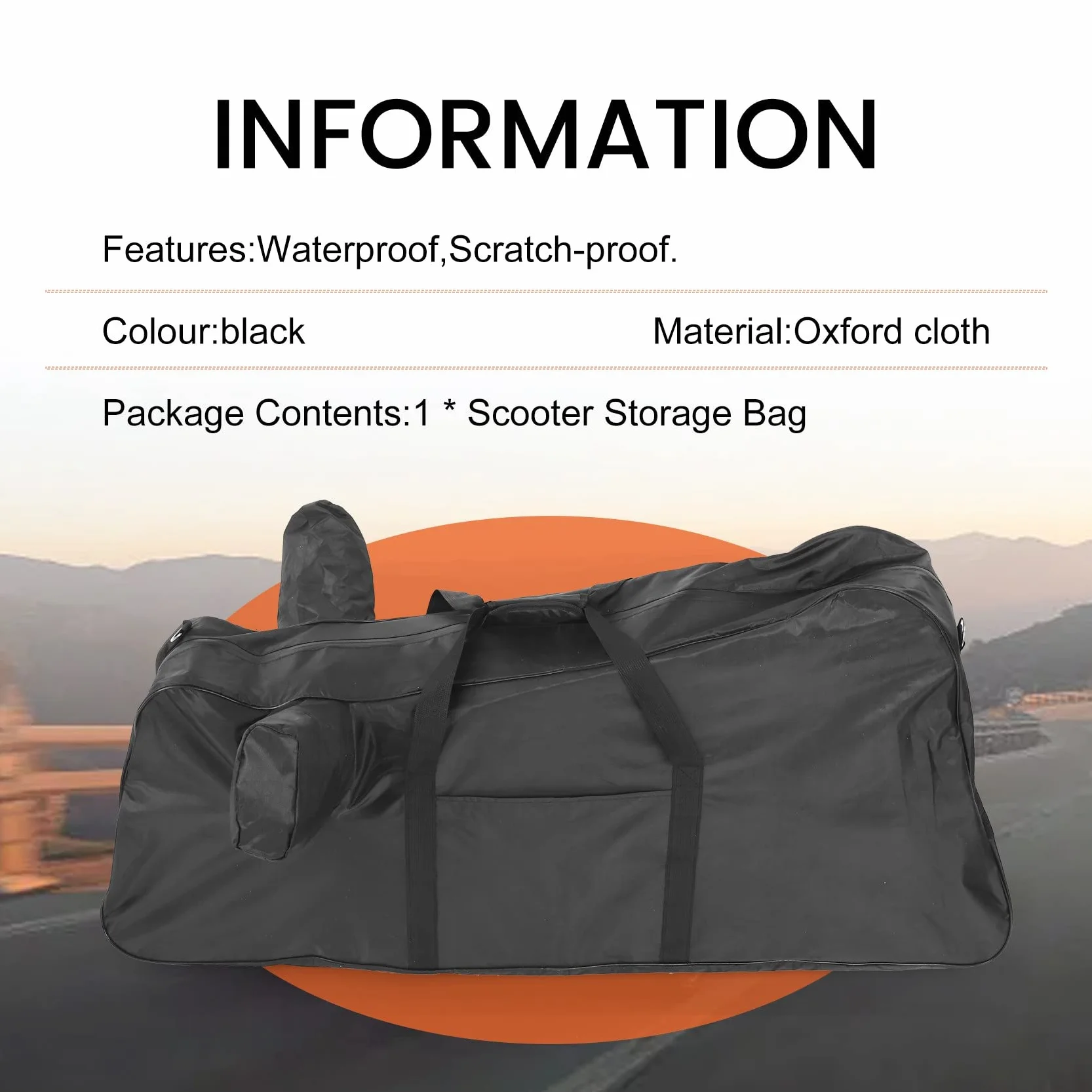Trousse de Rangement étanche pour Scooter électrique Max G30/G30D Pliable