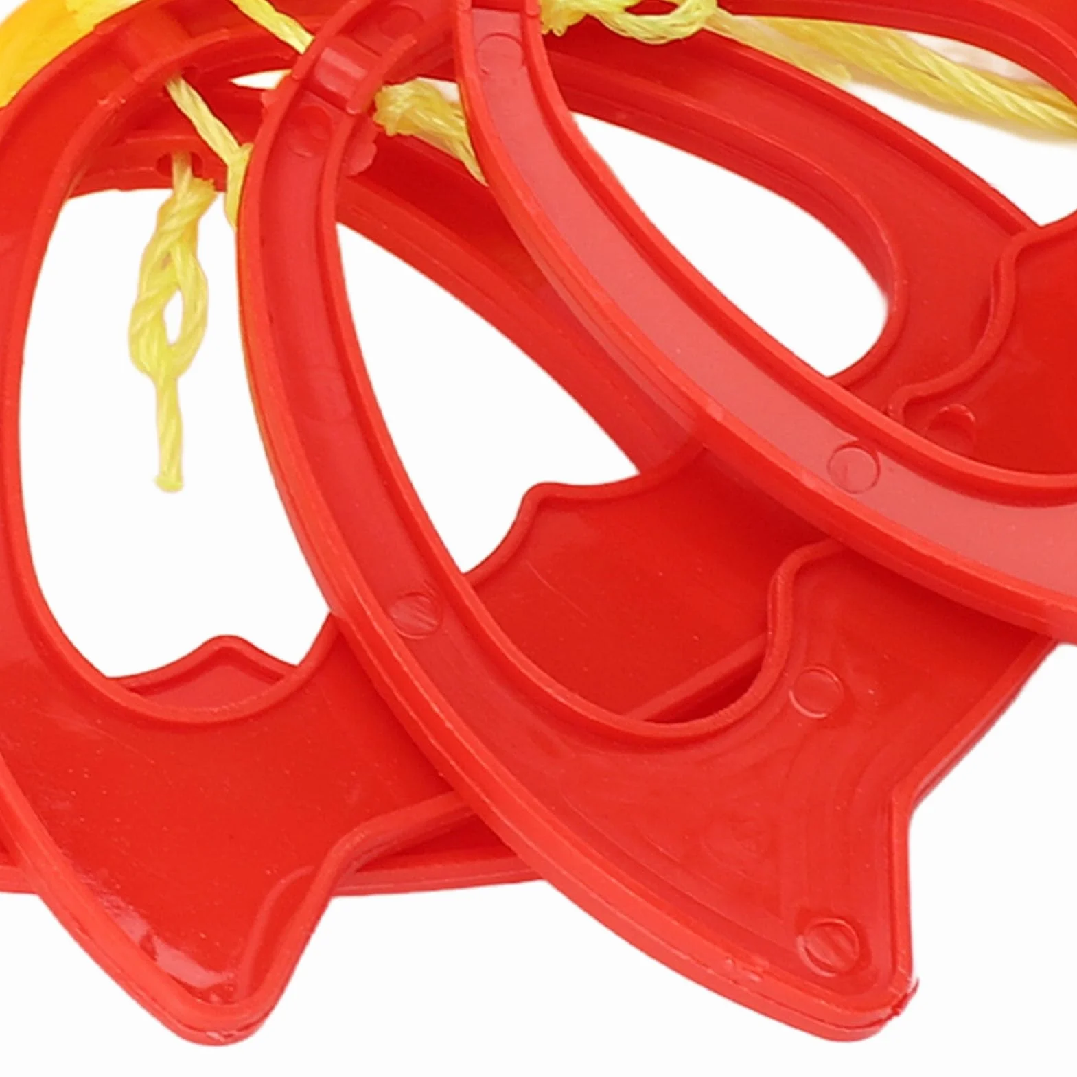 Balle de Navette à Tirer Géante avec Corde Flexible et Poignée Ergonomique Jeu Sportif Intérieur Extérieur