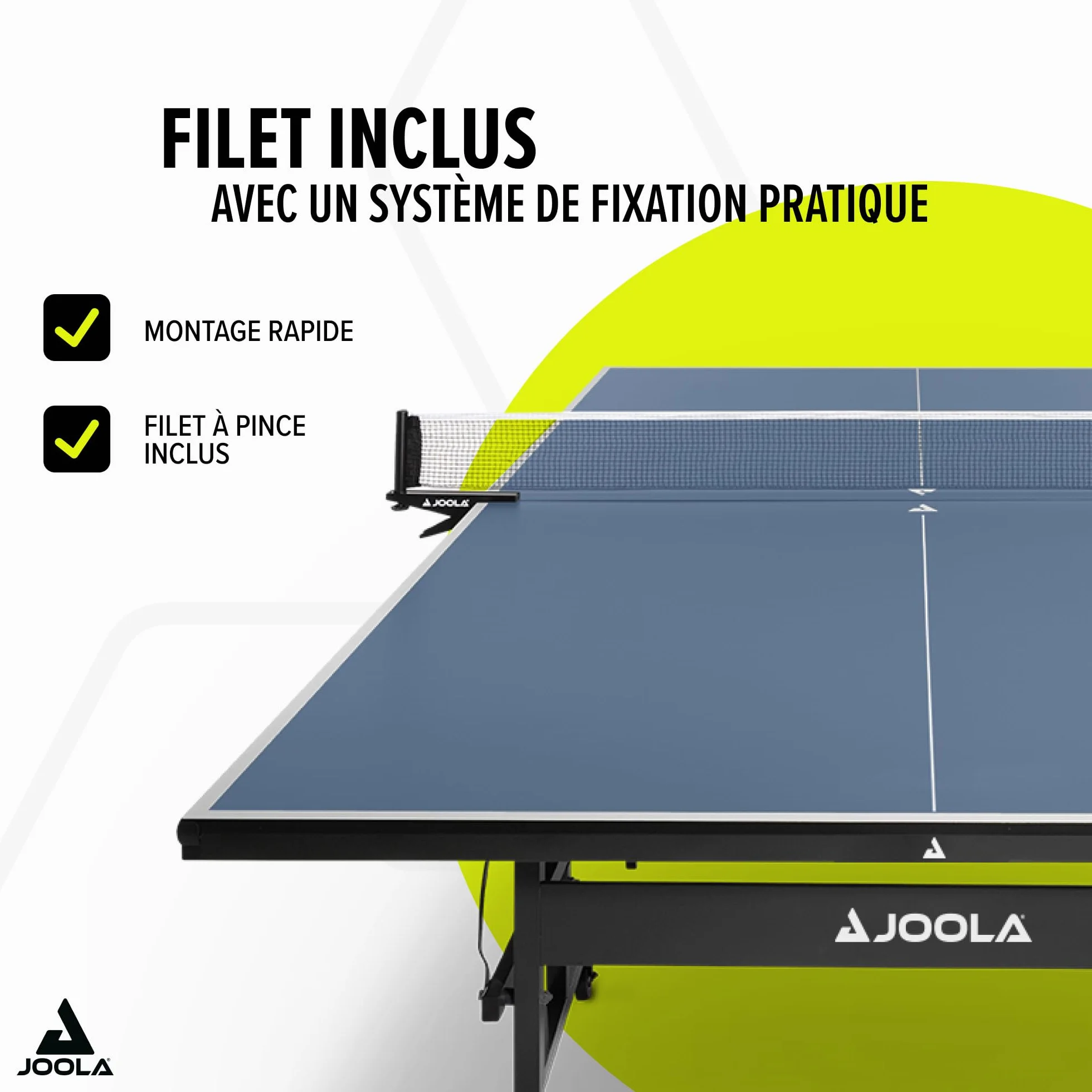 JOOLA Table de Tennis de Table Inside, Table de Ping-Pong d'Intérieur 274 x 152,5 x 76 cm