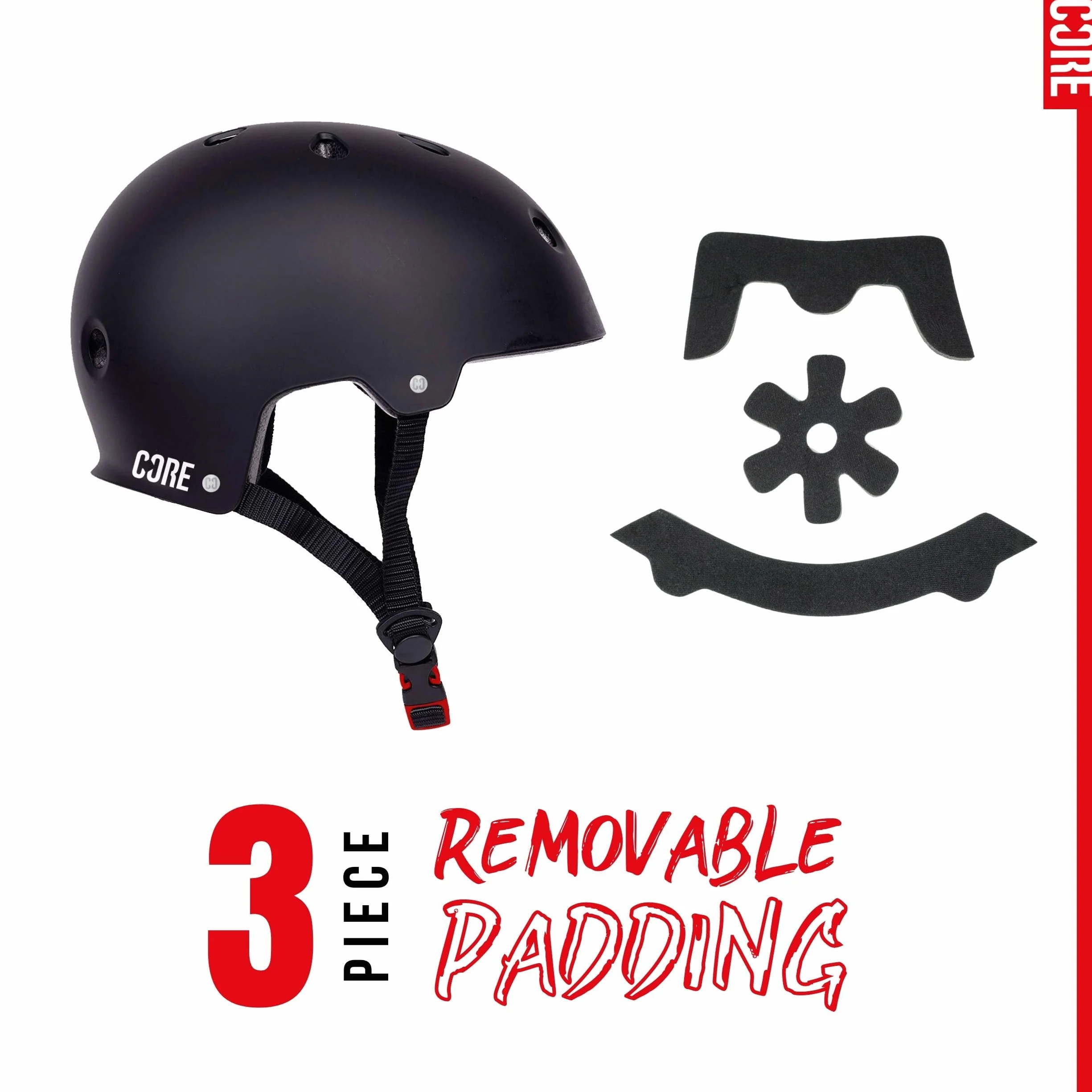 Core Casque de Protection Skate BMX Vélo VTT Roller Derby