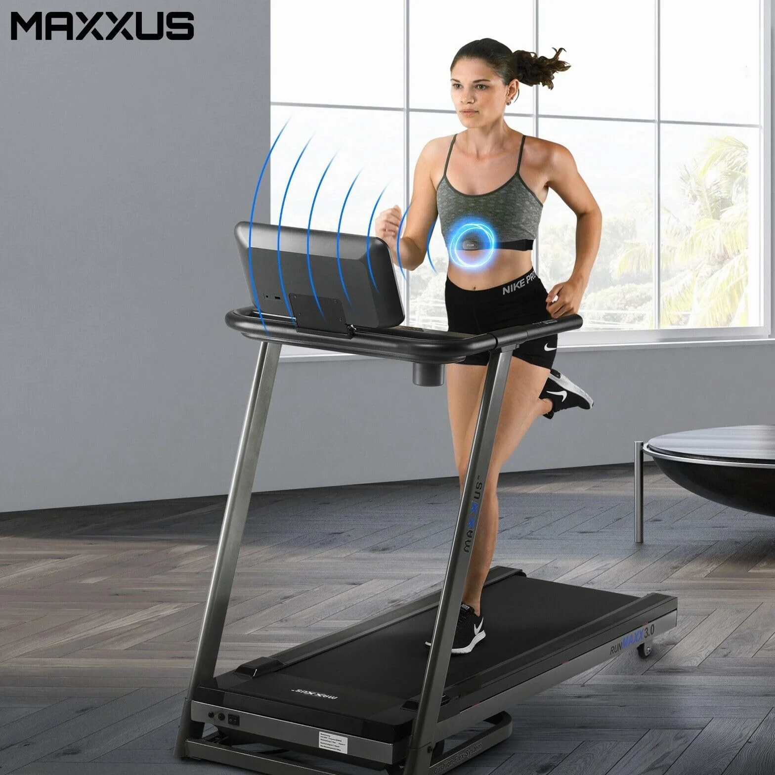 MAXXUS Ceinture Cardio Polar T34 Fréquence 5 kHz sans Fil Imperméable Taille M Capteur Cardiaque Moniteur Fréquence Cardiaque