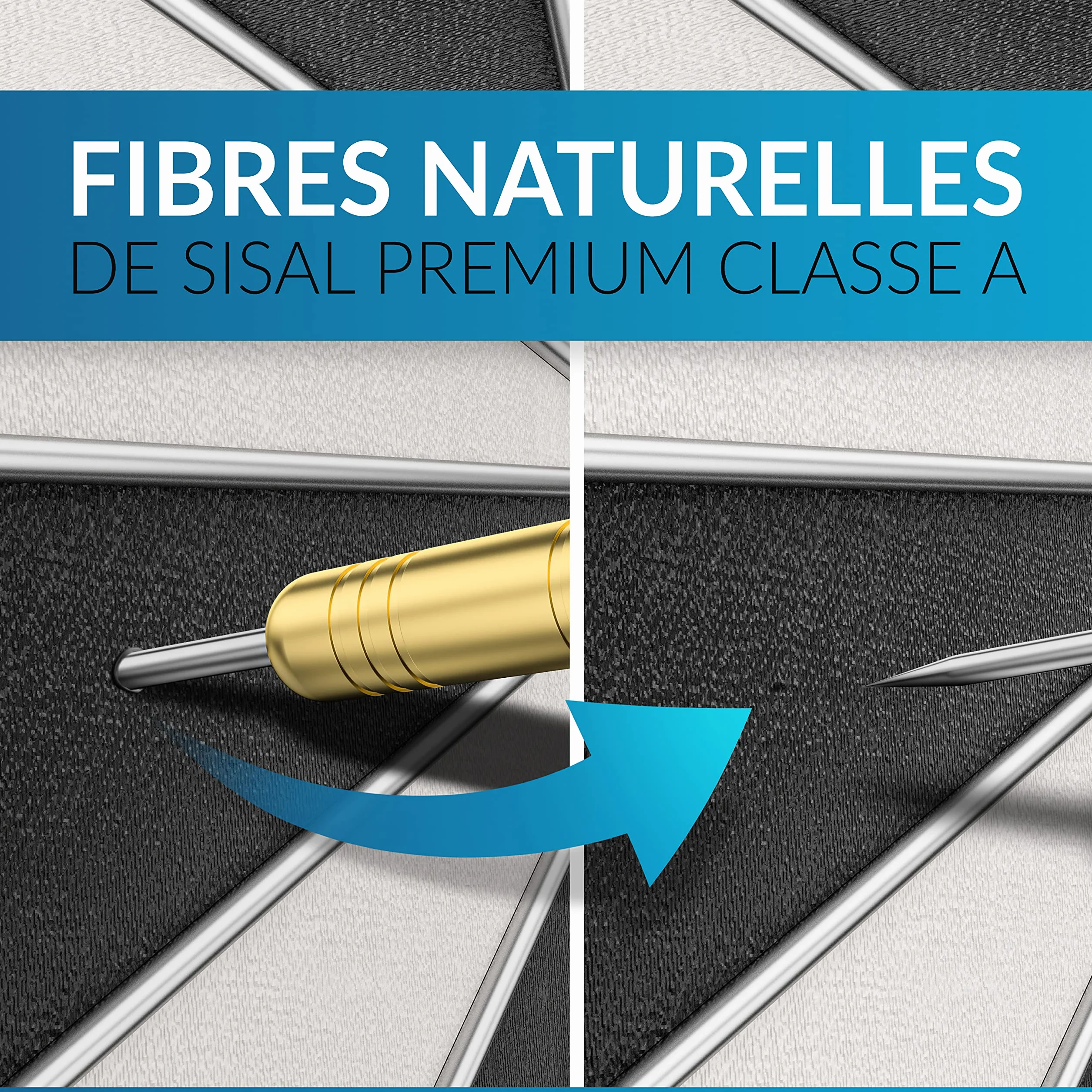 DartPro Jeu de fléchettes professionnel en sisal autorégénérant fils extra fins