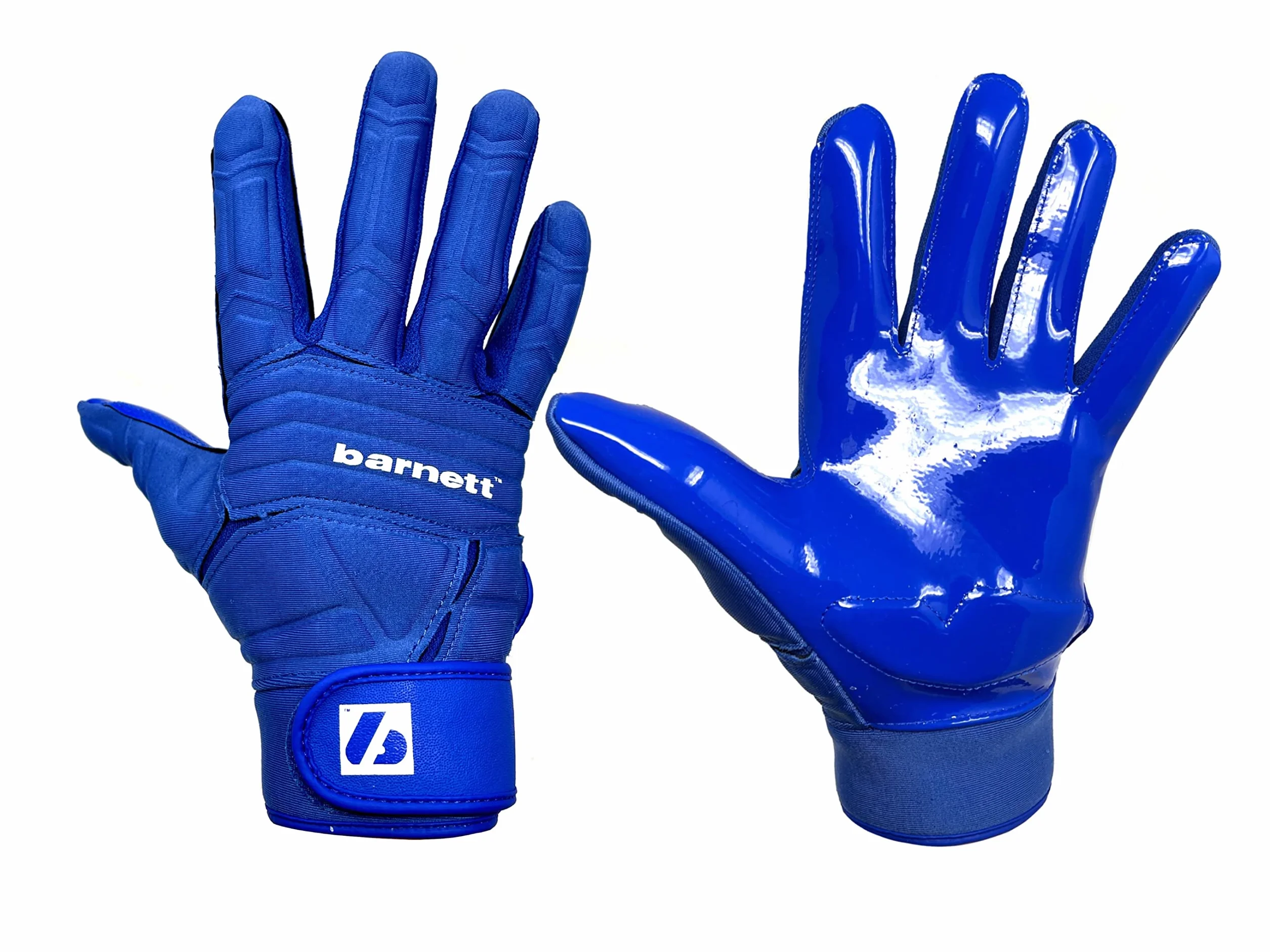 BARNETT FLG-03 Bleu Gants de Football américain Linemen Pro XL