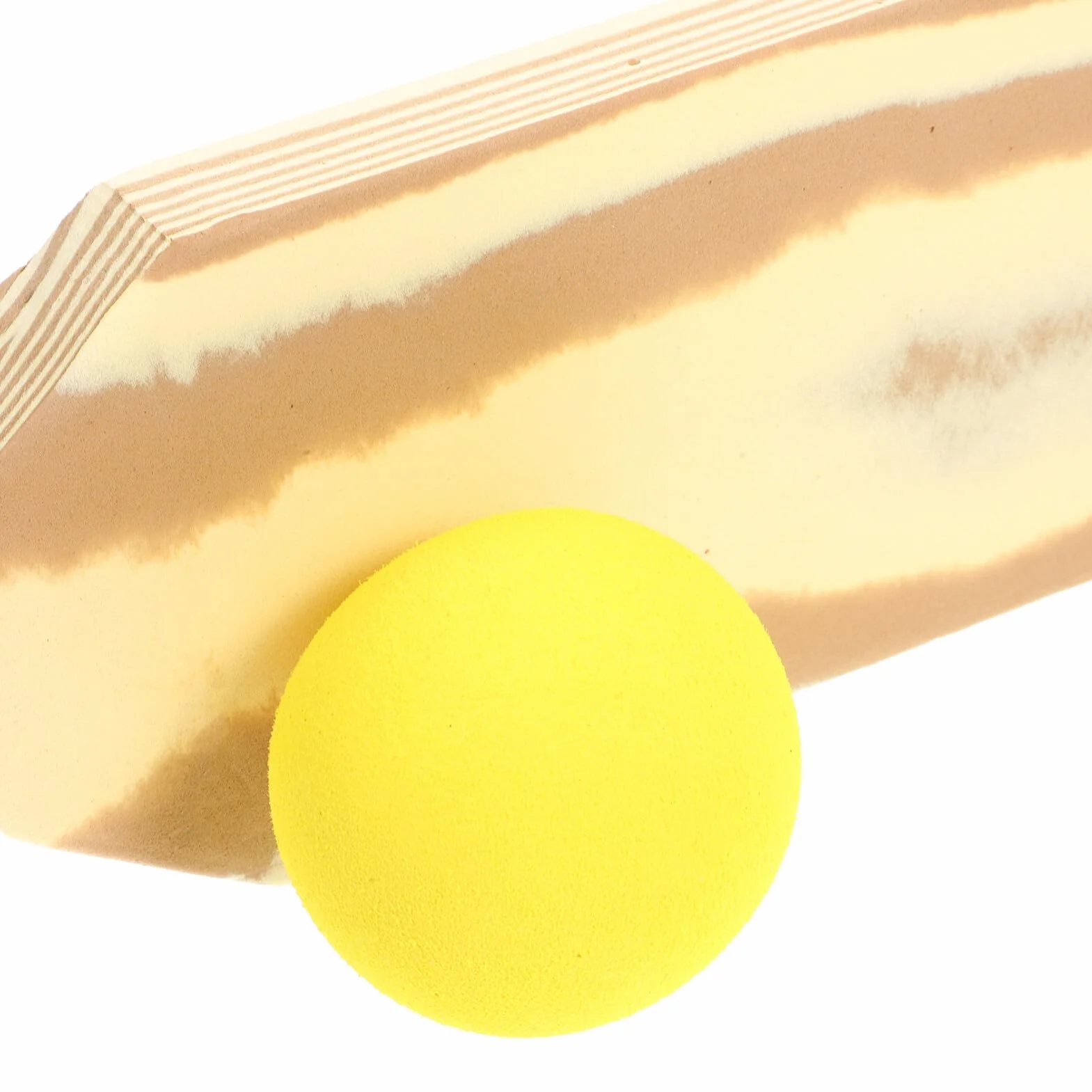 Mipcase Batte De Cricket Interactif Rembourrée en Mousse Balles D'intérieur Jouet pour Maison Plage Jardin