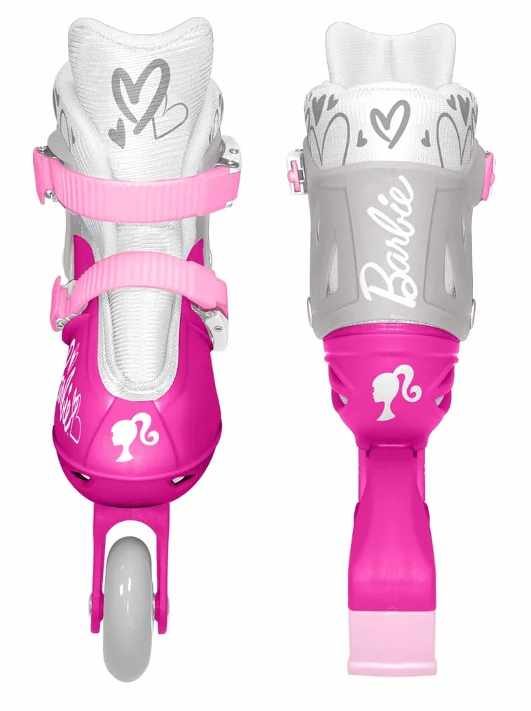 Patins en Ligne Ajustables Barbie Taille 30-33 Rose