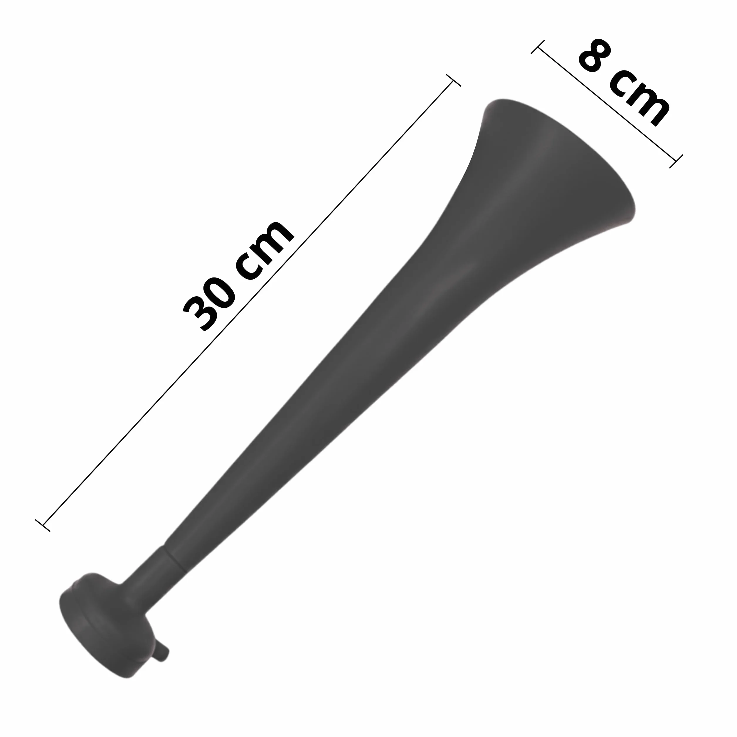 Lot de 3 trompettes Vuvuzela colorées pour fêtes, piñatas et sport