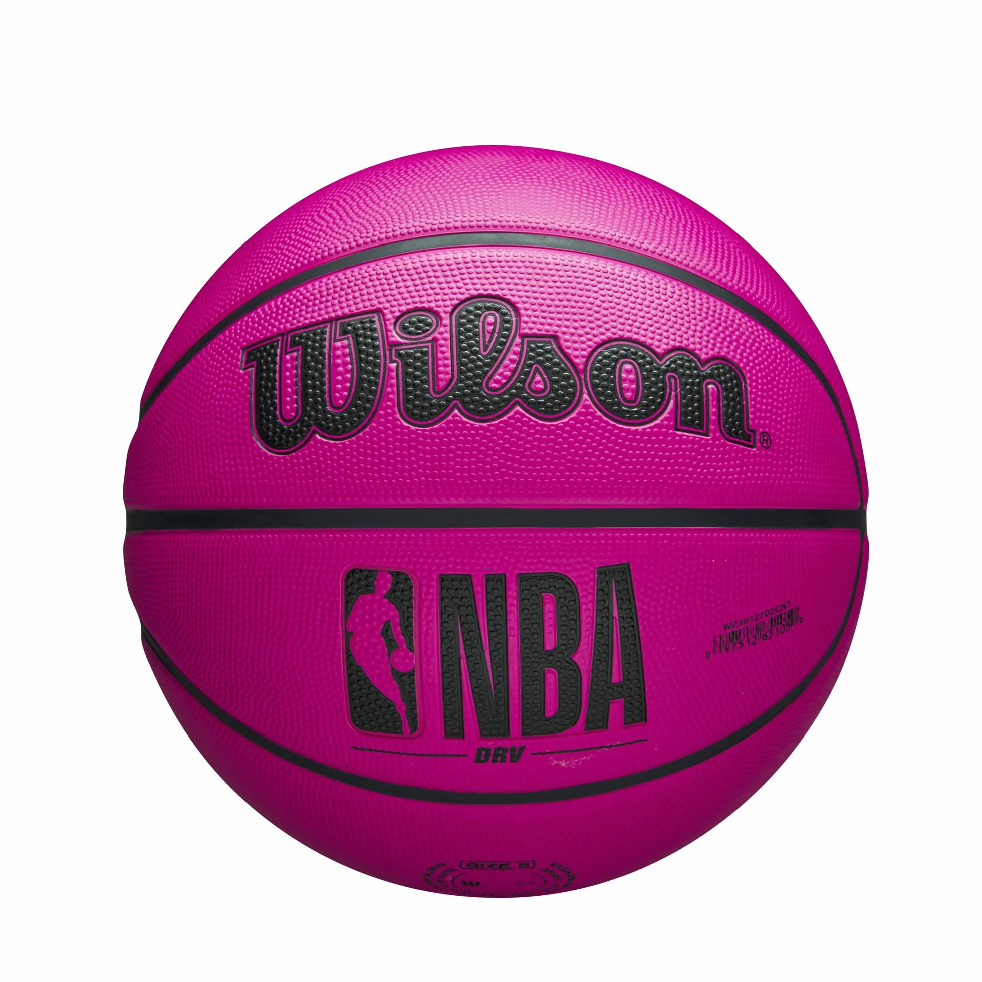 Wilson NBA DRV Basketball d'extérieur Rose Taille 5 27,5 Pouces avec Pompe