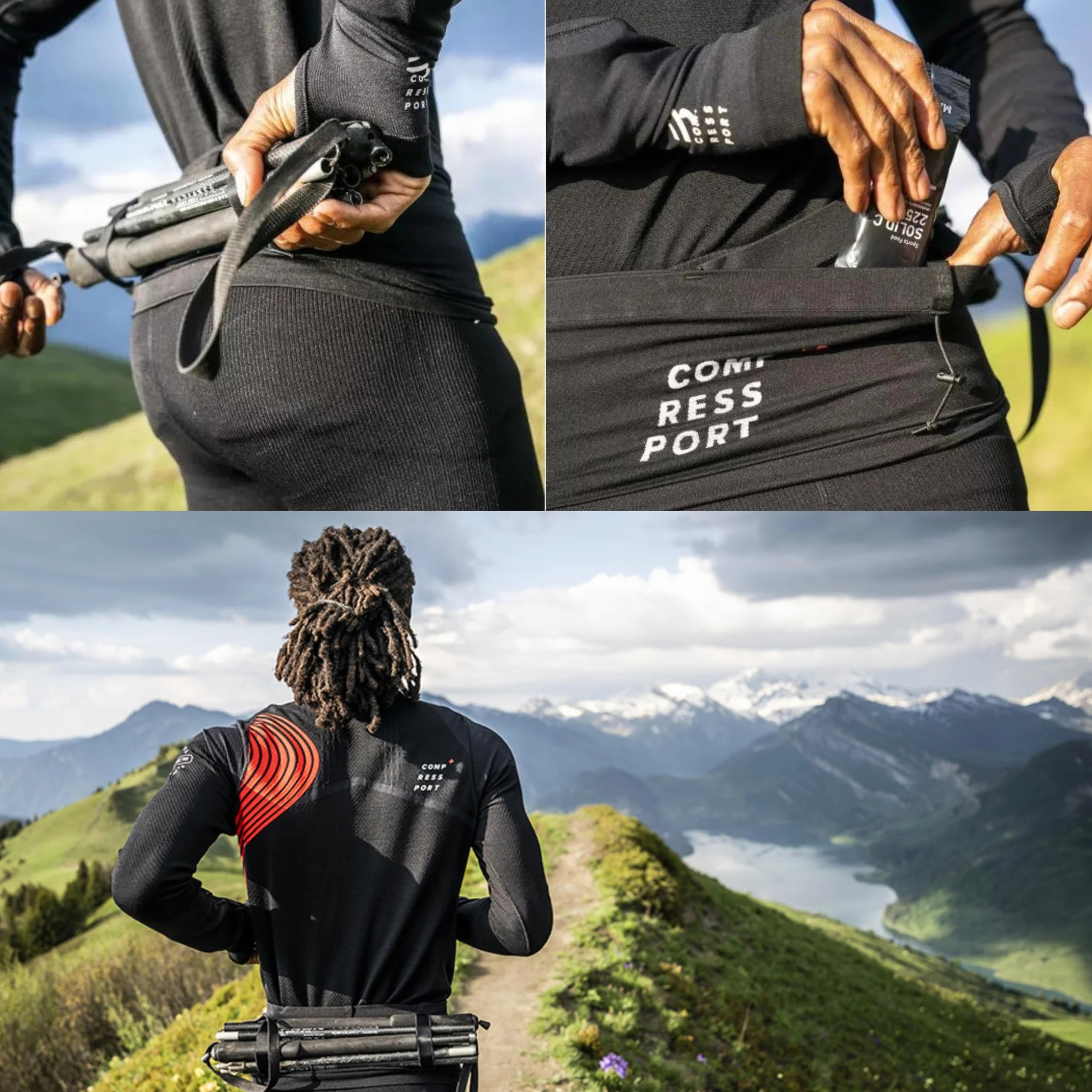 Compressport Free Belt & Pro Ceinture Running Ultra-Légère