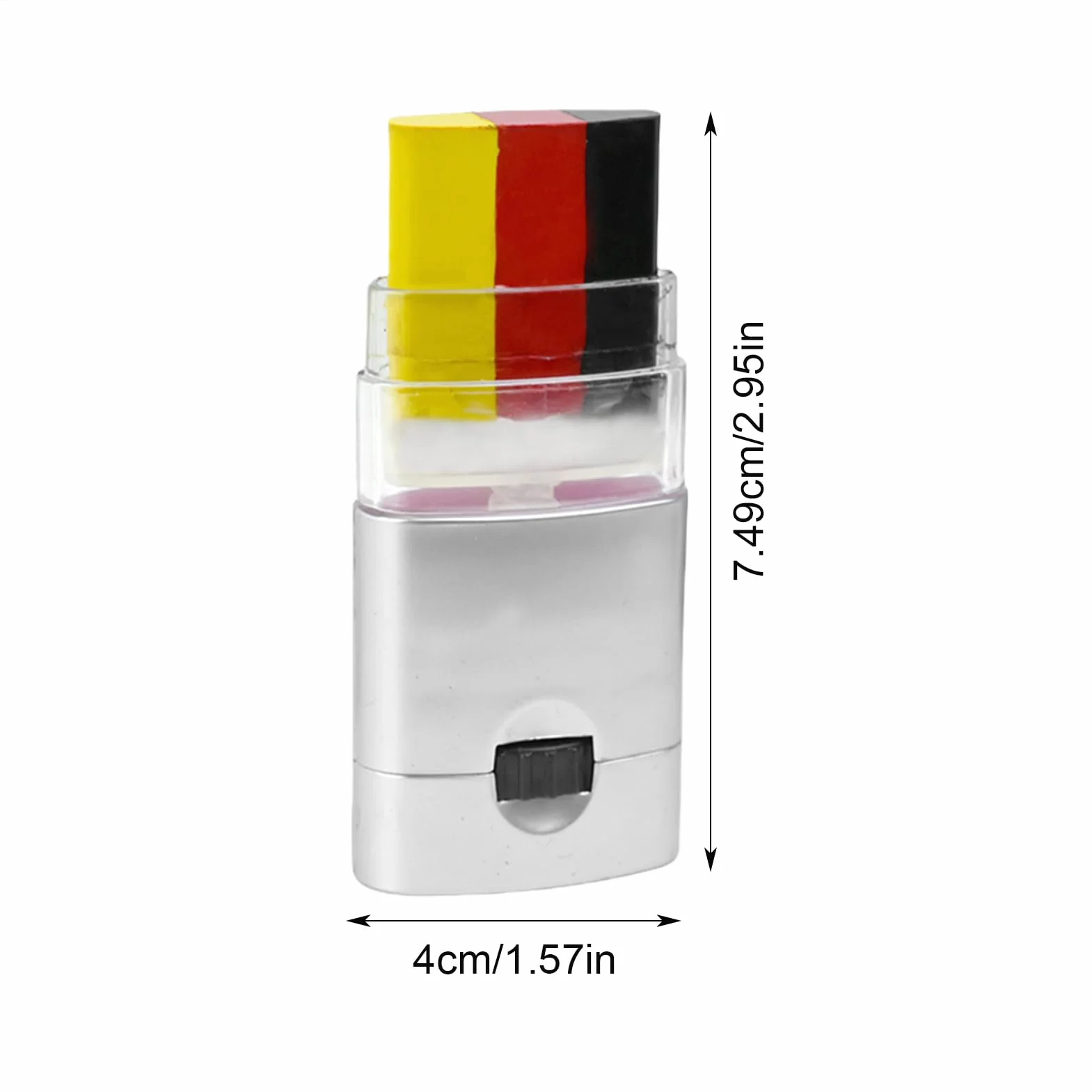 Maquillage Drapeau Français Rouge Blanc Bleu 3 Couleurs Lavable