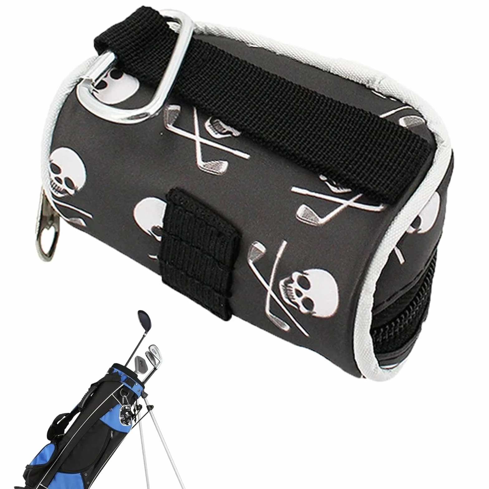 Housse de Golf pour T-shirt Sac de Transport avec Motif Crâne pour Homme