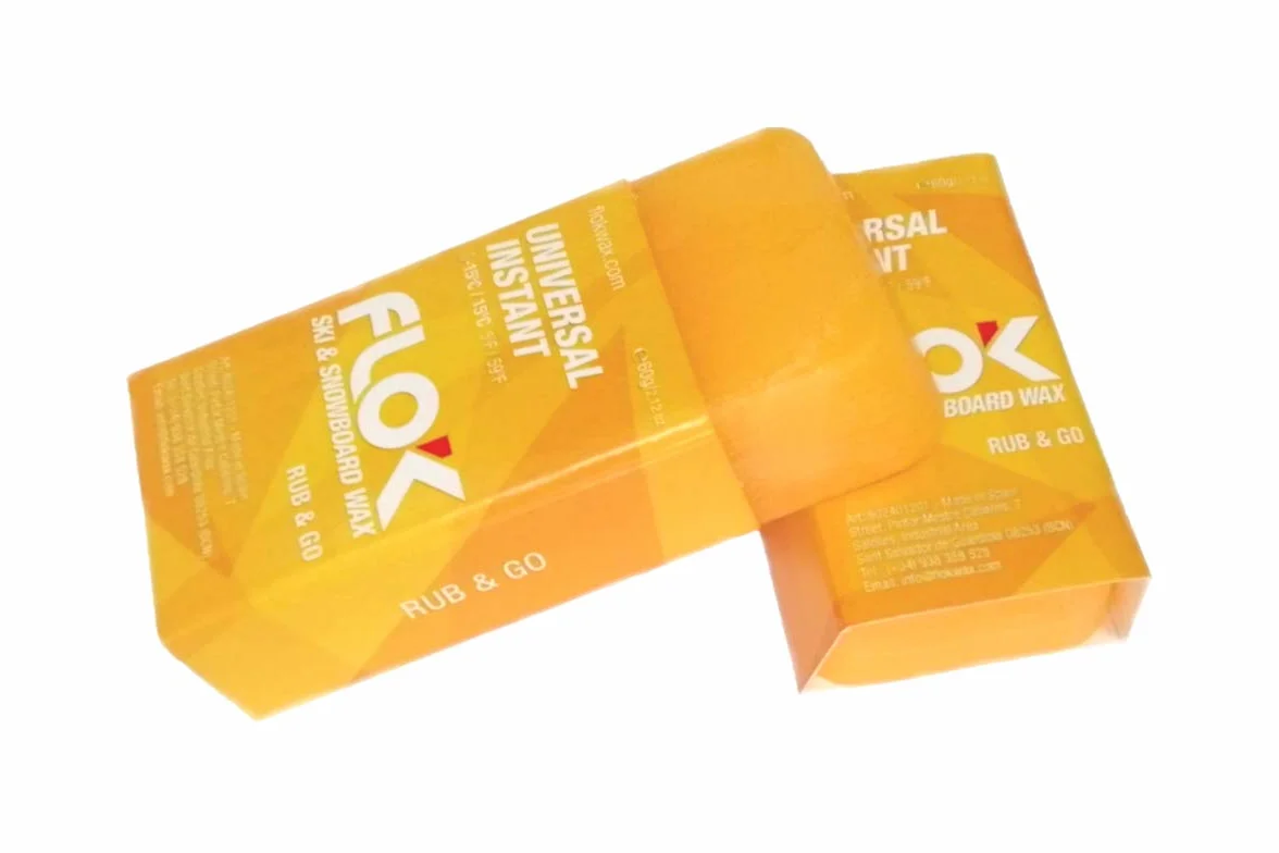 Fart de Ski et Snowboard Universel Instantané 2 x 60g Cire de Ski Ski Alpin Glisse