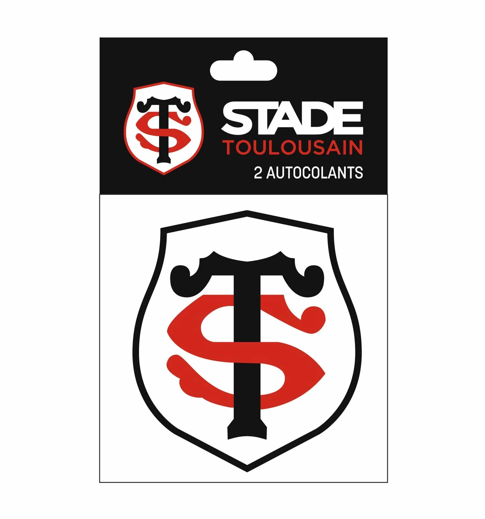 Stade Toulousain Lot de 2 Autocollants Rugby 10 cm