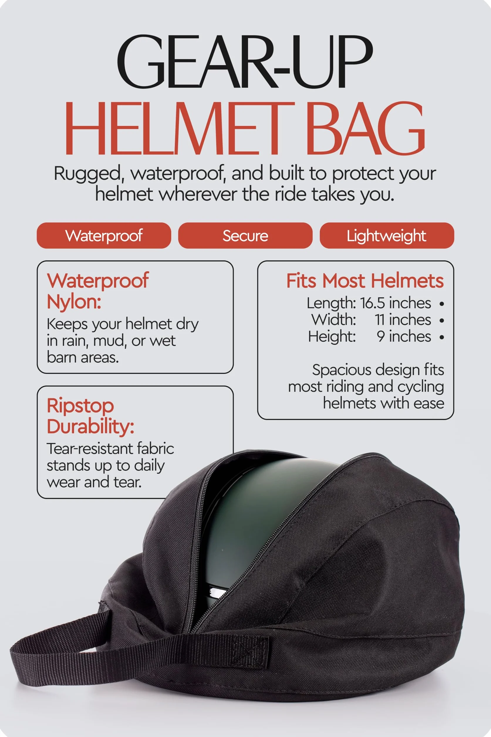 Horze Sac pour Casque