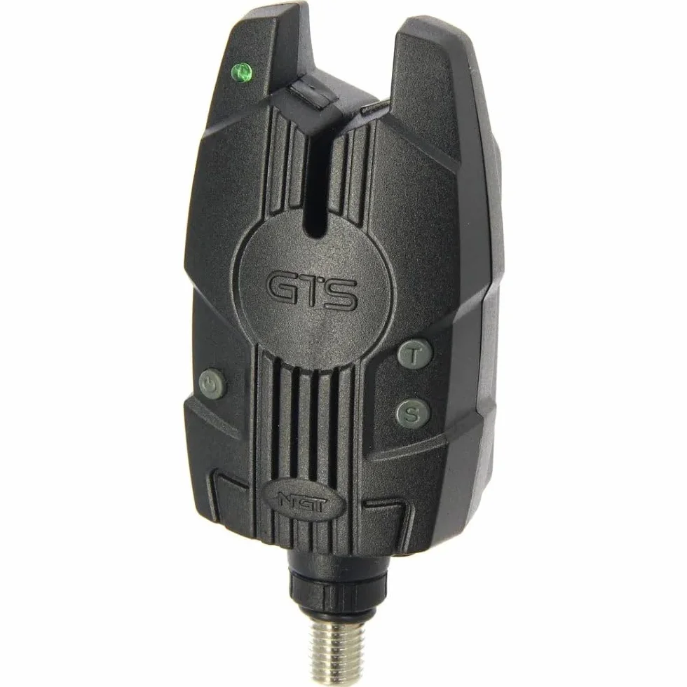 NGT GTS Pro Lot de 3 détecteurs de touche sans fil avec récepteur pour pêche à la carpe