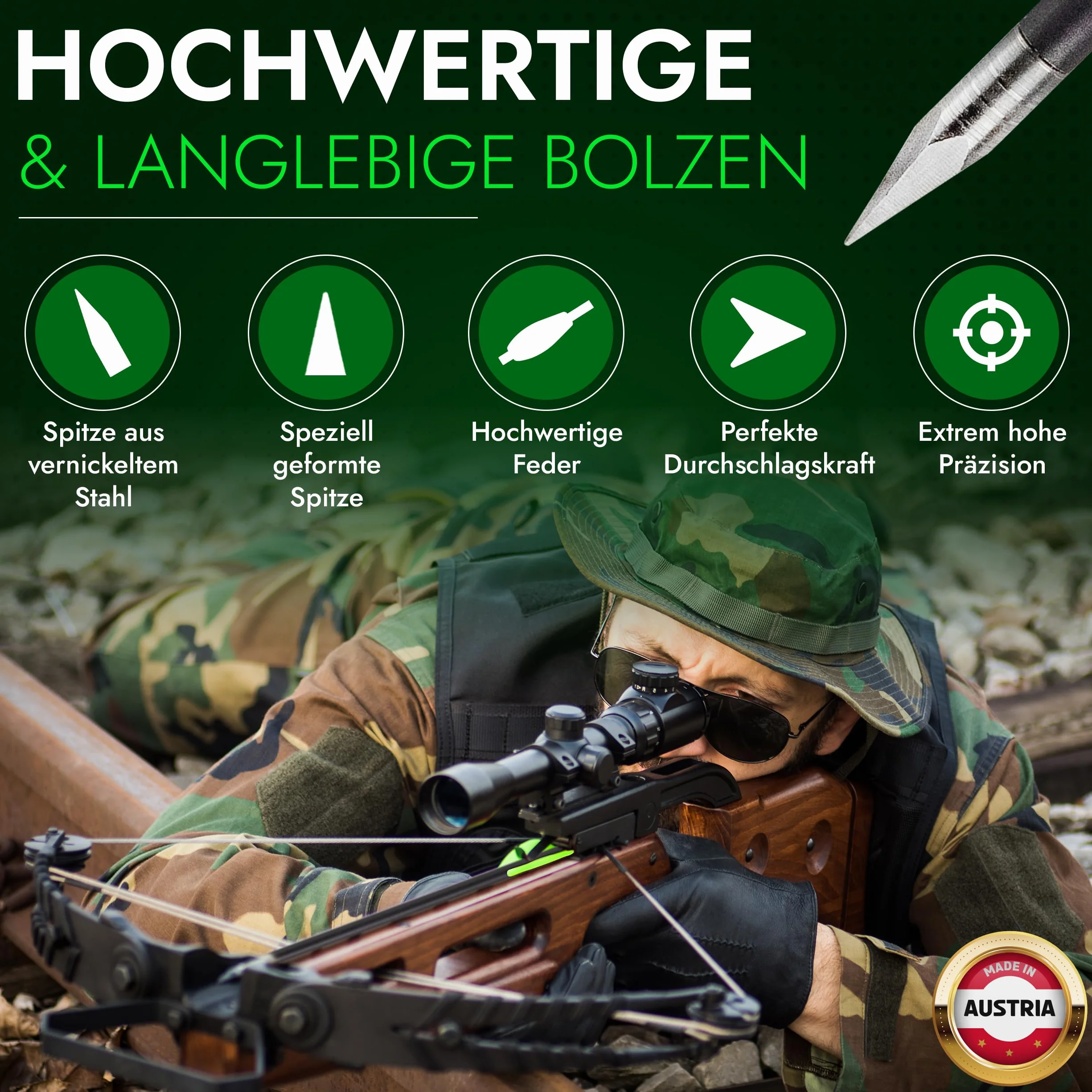Crossbow Arbalète Flèches en carbone 50 à 80 LBS Chasse Carreaux d'arbalète Tir à l'arc