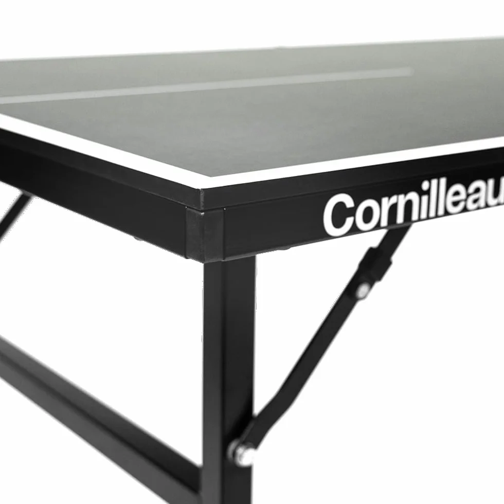 Cornilleau Mini Table de Ping-Pong Intérieure Pliable Plateau Gris 12 mm