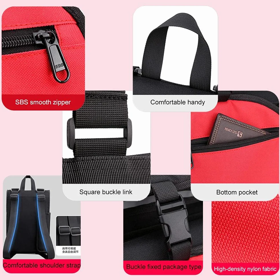 Sac à dos de planche à roulettes pliable avec bandoulière réglable