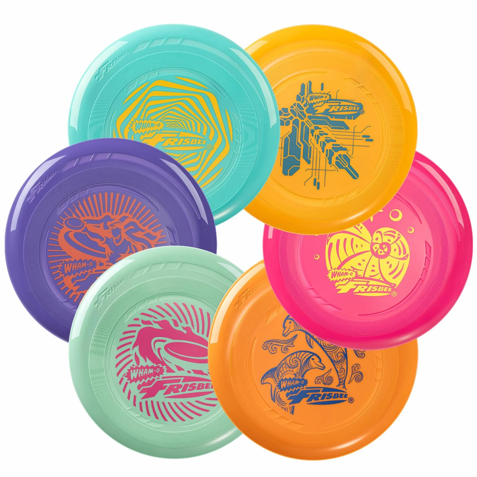 Wham-O Frisbee Disque Volant 22.86cm 70g Jouet Léger pour Débutants Enfants 5 Ans+