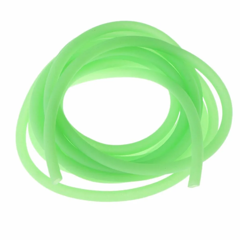 Gaine lumineuse en silicone anti-rig 2 m fil de pêche haute mer Vert