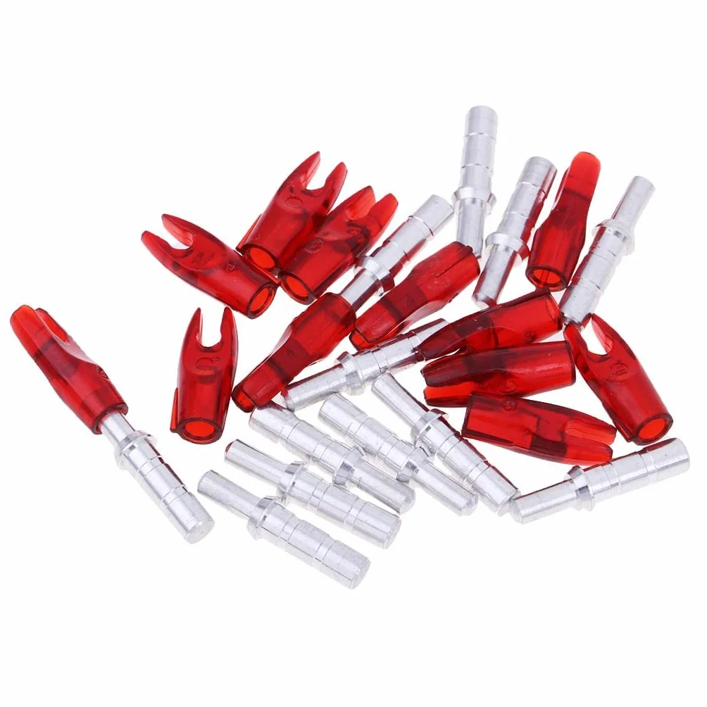 Encoches de Précision en Plastique pour Arbre de Flèche ID 4.2mm - 12 Pièces