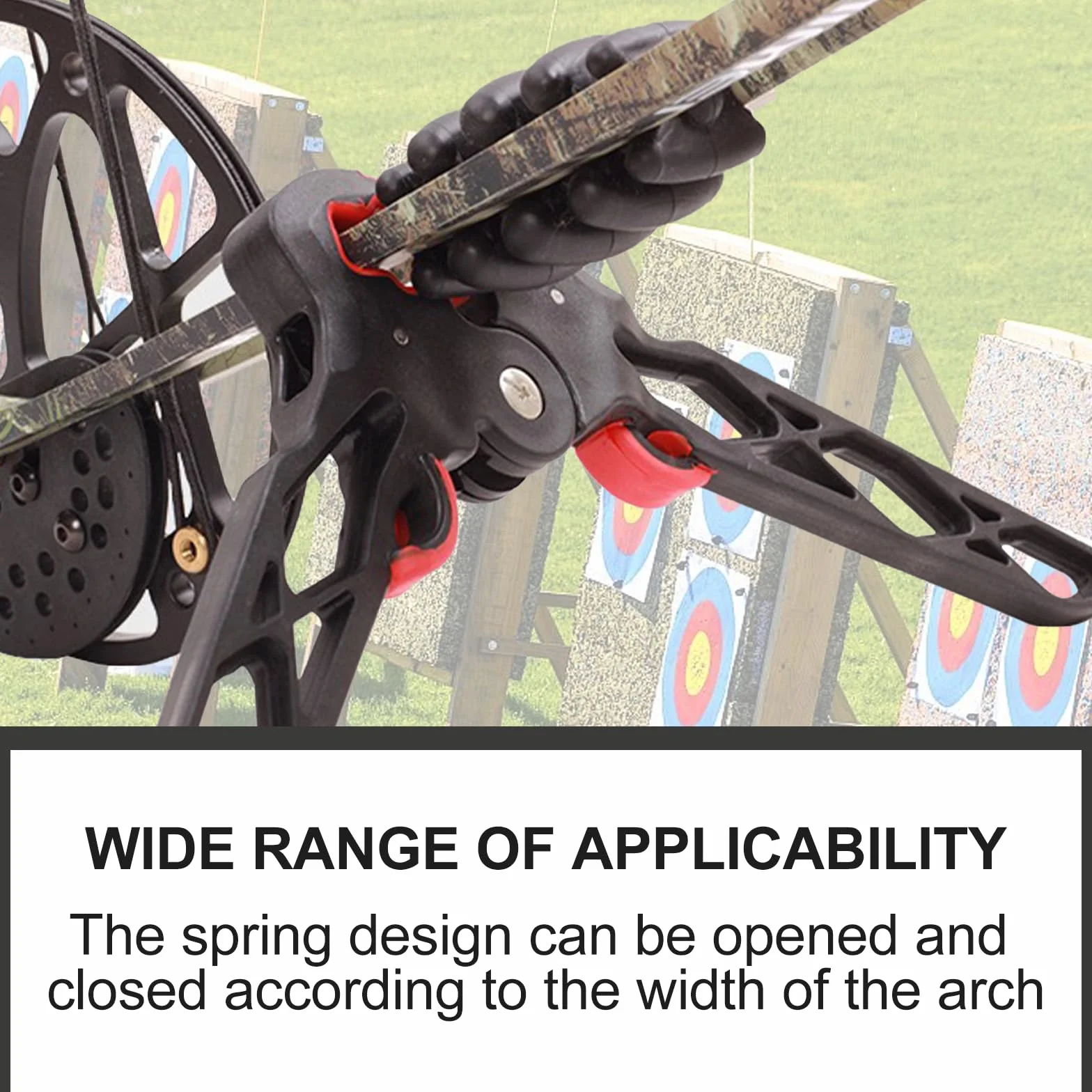 Support Pliable pour Arc à Poulies - Pince Réglable Universel Antidérapant en Silicone pour Tir à l'Arc
