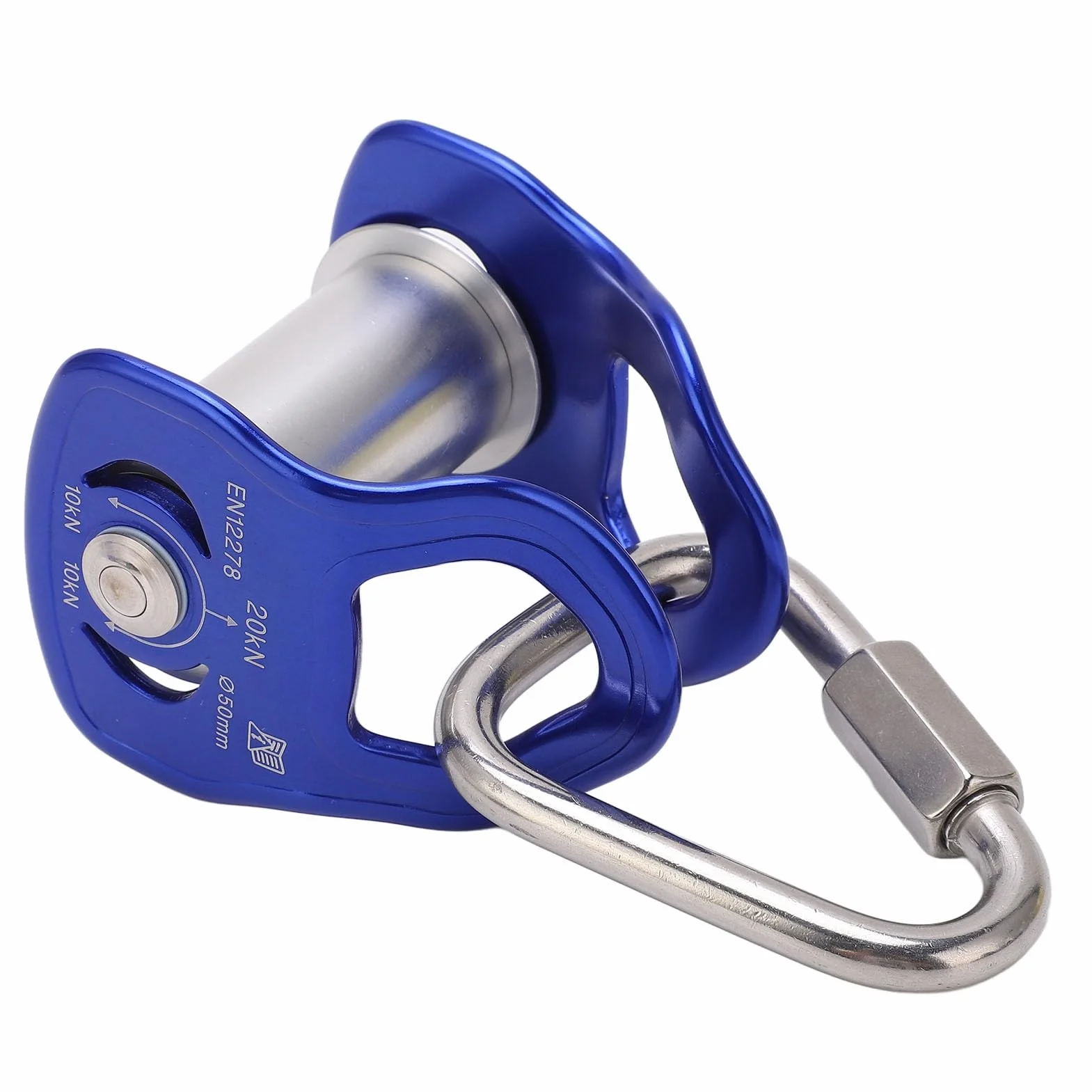 Poulie Slackline en Alliage d'Aluminium pour Enfants et Adultes, Tyrolienne de Sport en Plein Air