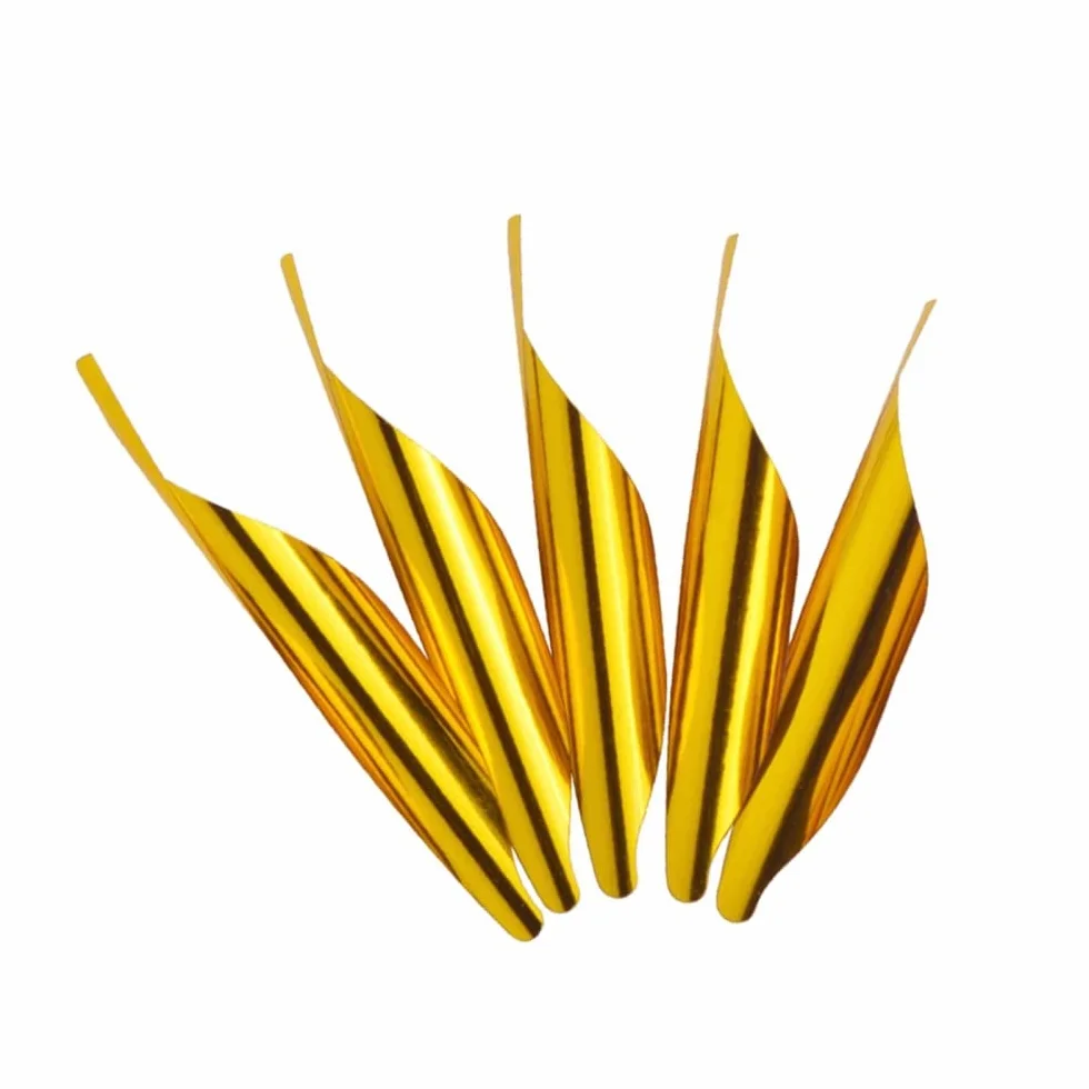 DONGKER Lot de 50 plumes de flèche 1,75 pouces en plastique pour tir à l'arc, chasse