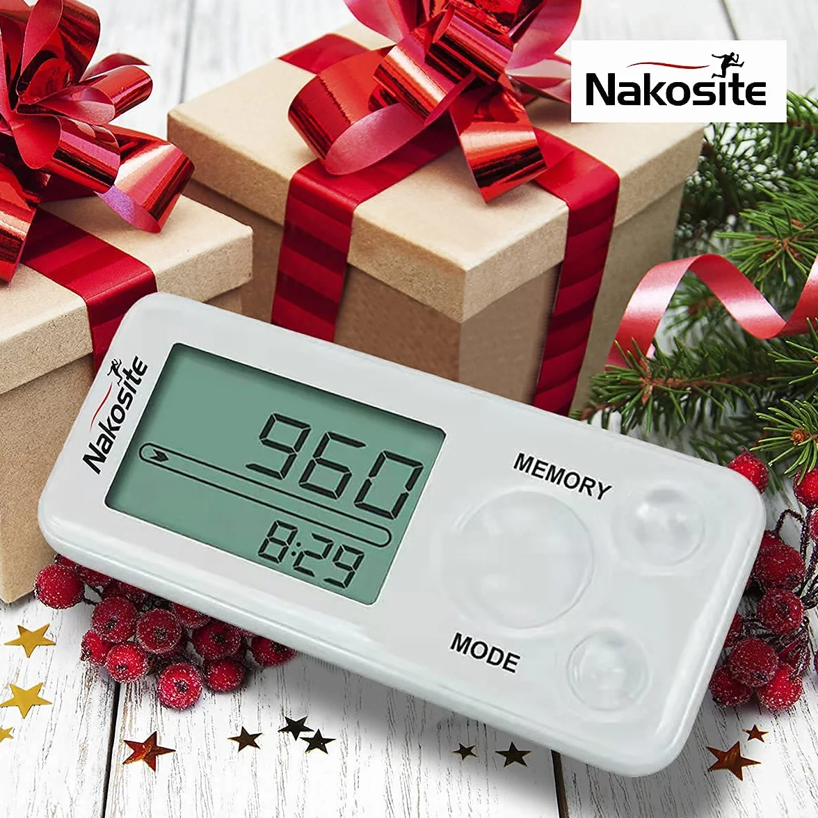 Podometre Marche Non connecté pour Femme Homme Enfant Compteur De Pas Distance Calories Clip Lanière