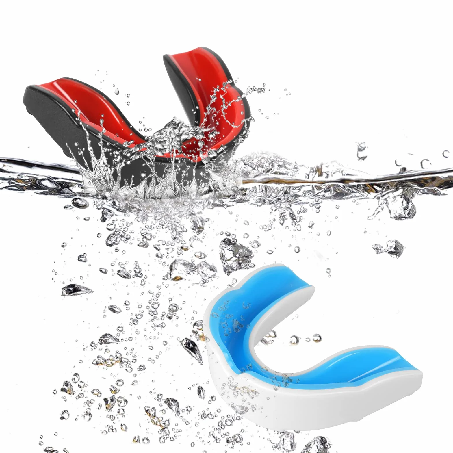 Flintronic Lot de 2 Protège-Dents Boxe pour Enfants avec Boîte Portable
