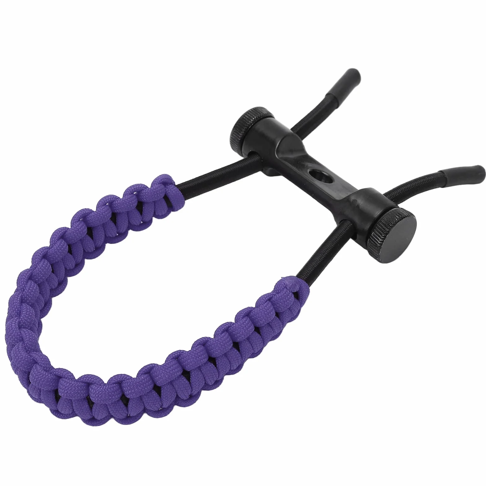 Élingues de Poignet D'arc à Poulies Réglables, Corde de Dragonne Durable pour Tir à L'arc (Violet)