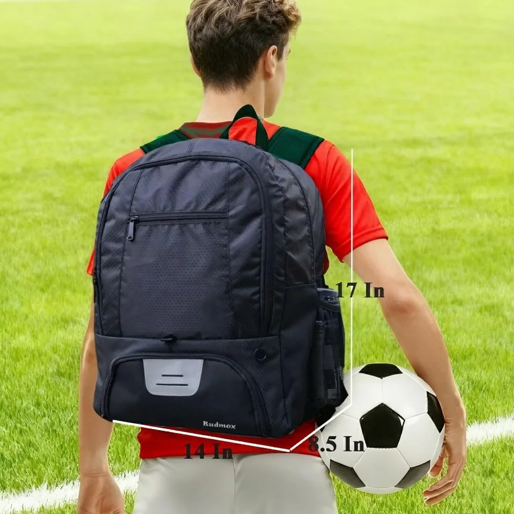 Sac à Dos de Sport Ballon Compartiment Crampons Ordinateur