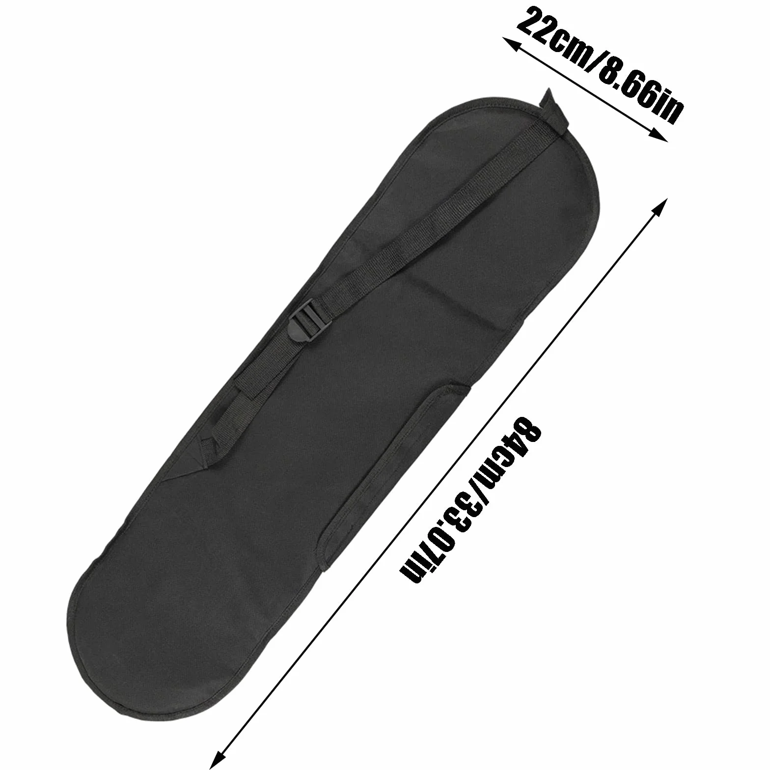 Sac à Dos pour Skateboard Longboard Oxford 84x22cm Bandoulière Réglable Universel