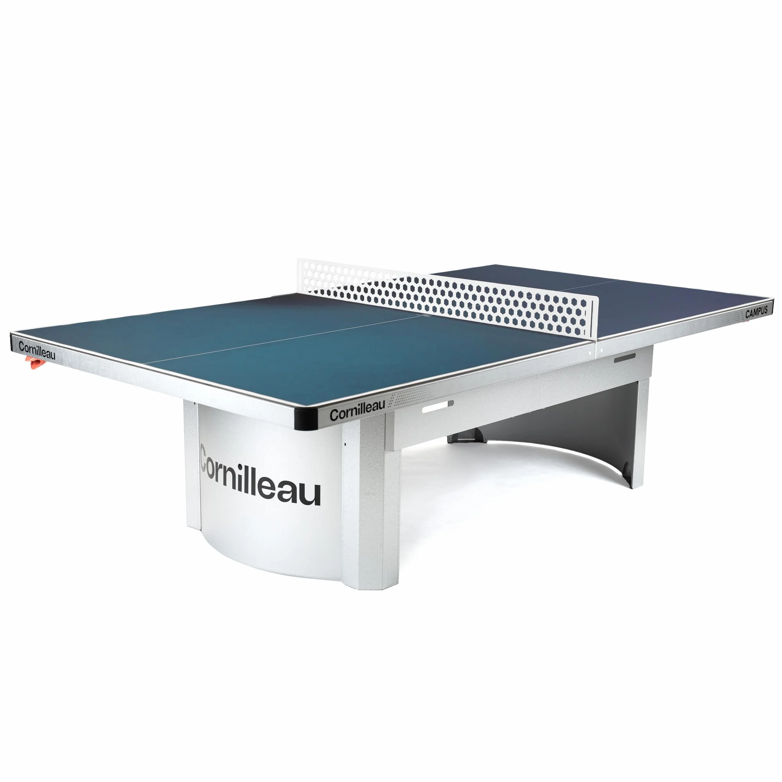 Cornilleau Table de ping-pong d'extérieur 510 Campus Fixe Agrément FFTT Loisir Scolaire Bleu