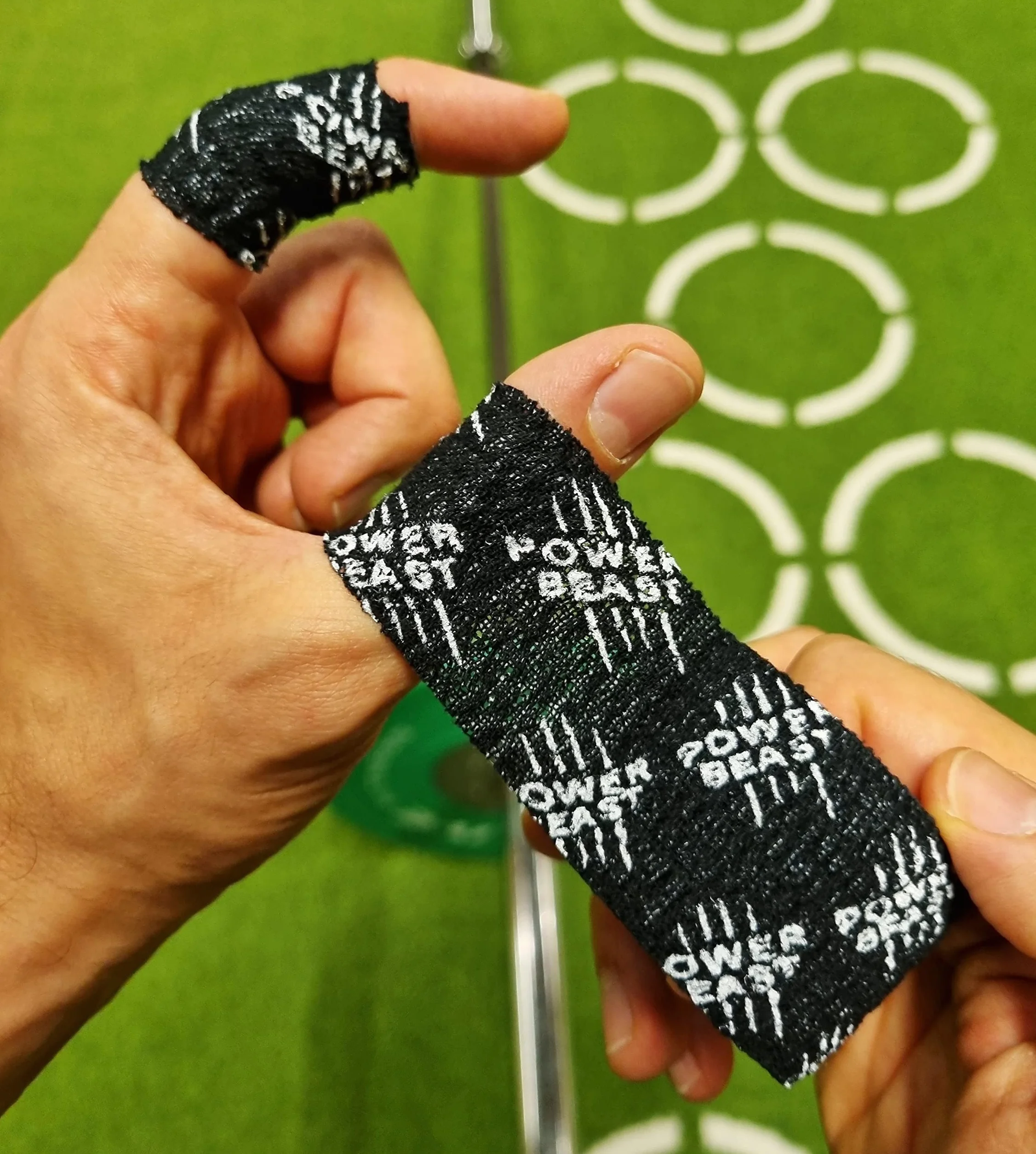 Sport Tape Crossfit 3 Rouleaux Cohesive Tape Elastique Hook Grip Coton Résistant à la Transpiration