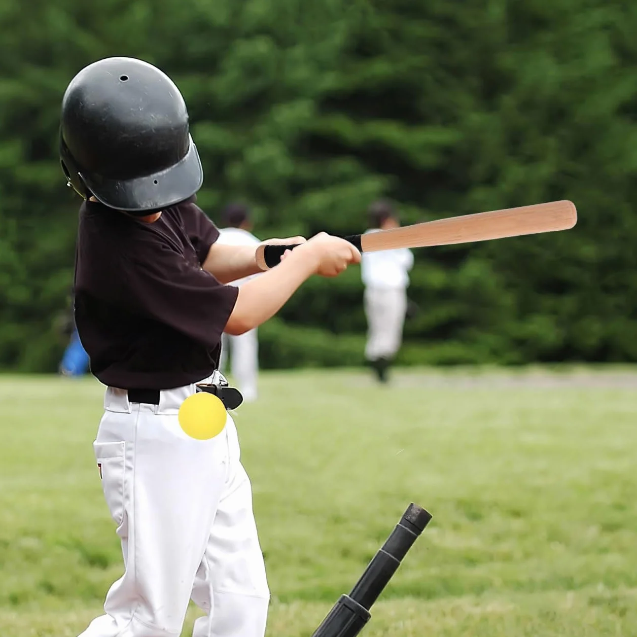 VANZACK Batte de Baseball en Bois Massif 54cm pour Enfants Adolescents Adultes Entraînement Compétitions