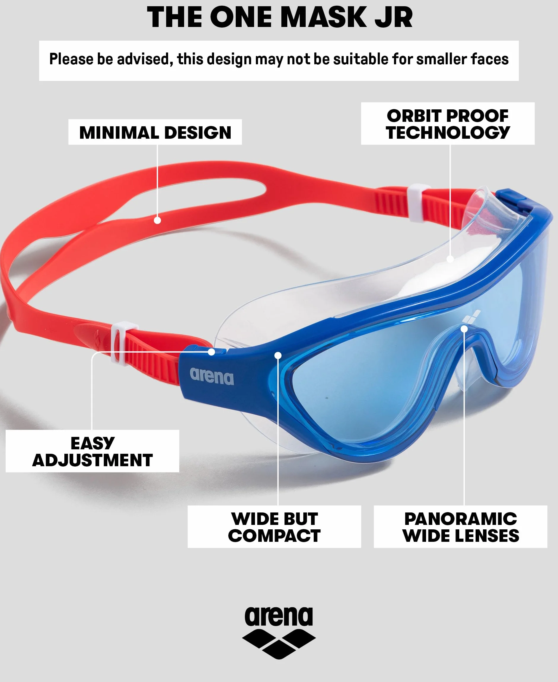 Lunettes de Natation pour Enfants The One Mask Junior Arena