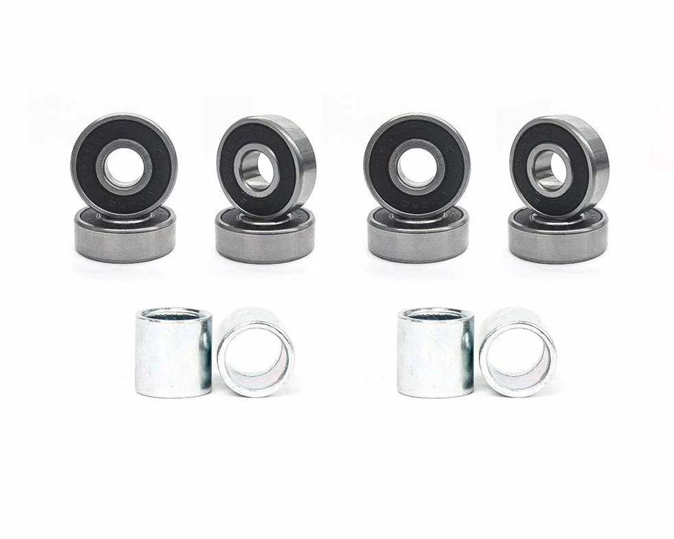 Roues de Skate Longboard 60mm 78A Polyuréthane ABEC-7 Jeu de 4