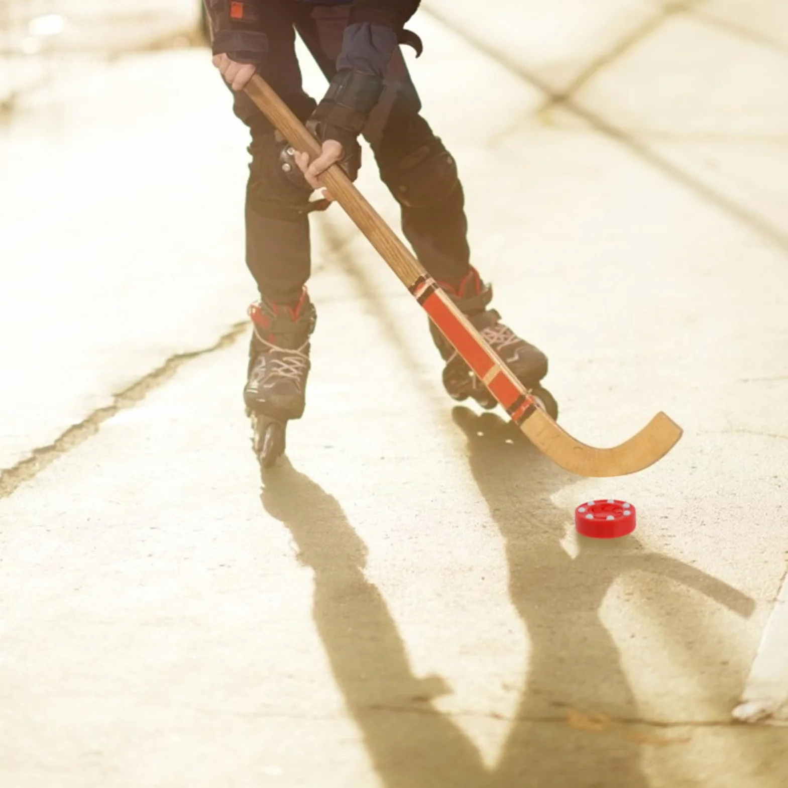 Accessoire d'entraînement pour patins à roulettes Air Hockey Palet Jeu de hockey sur glace