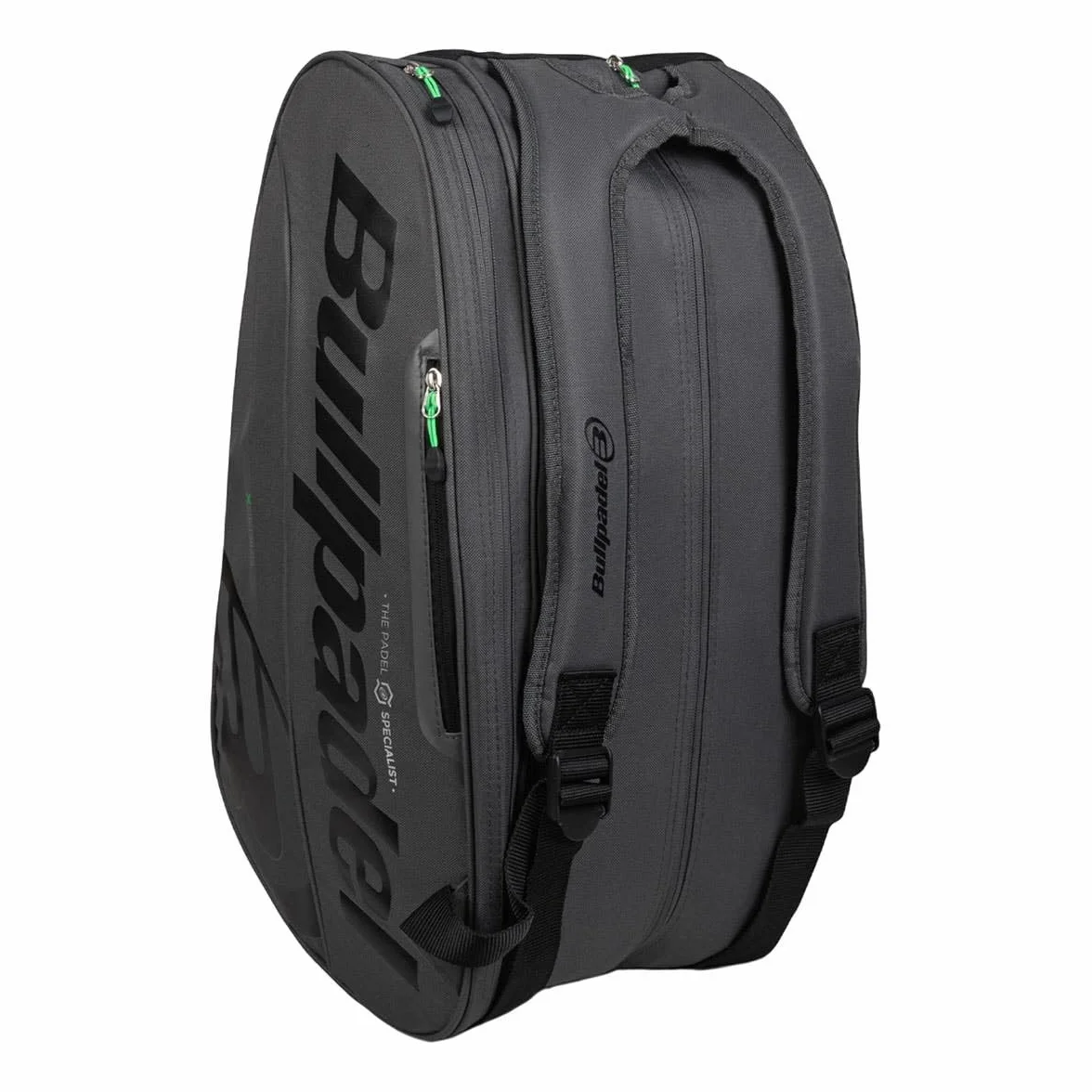 Bullpadel Sac de Raquette Noir Grande Capacité Rembourré avec Poches