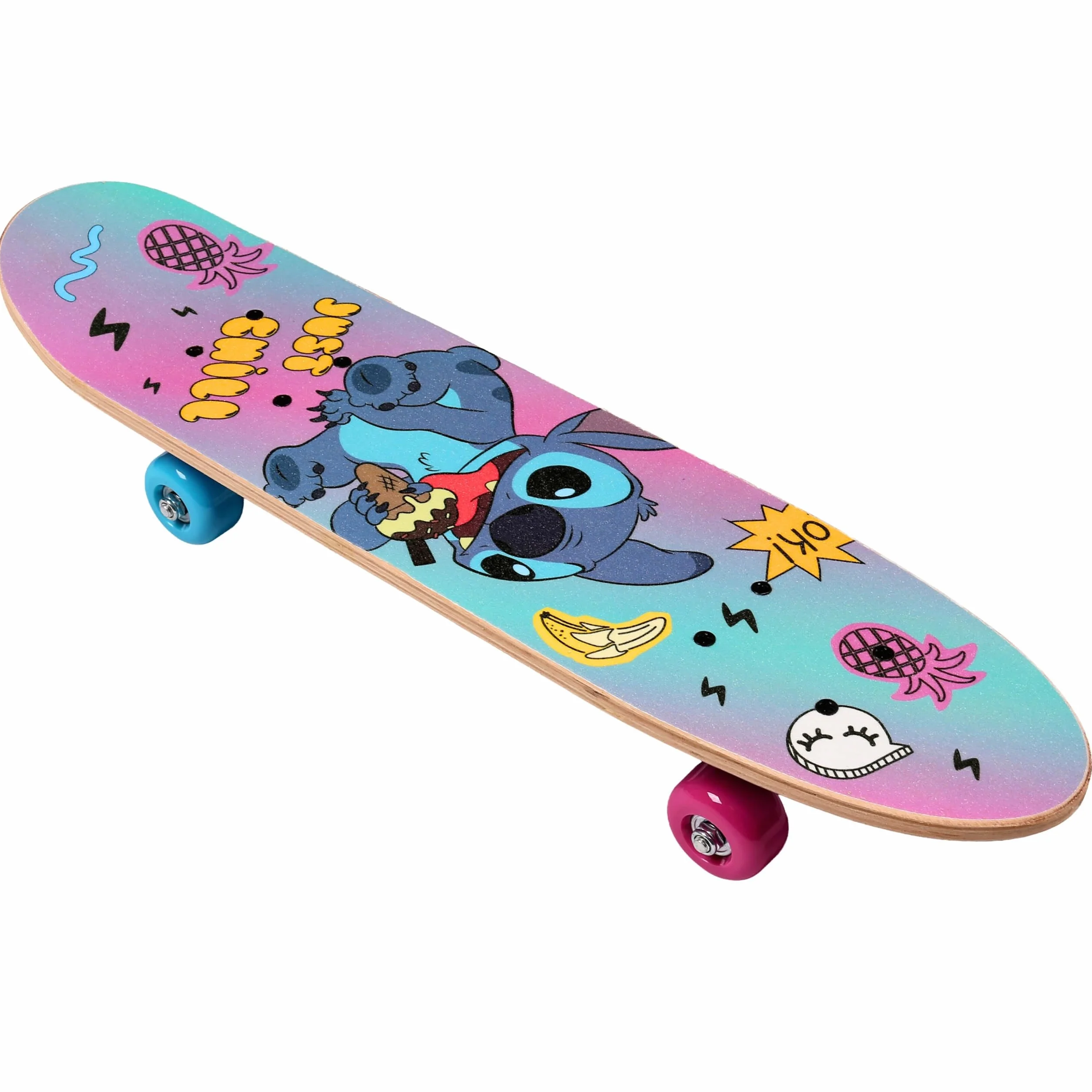 Disney Stitch Planche à roulettes en Bois 61cm antidérapante 20-50kg
