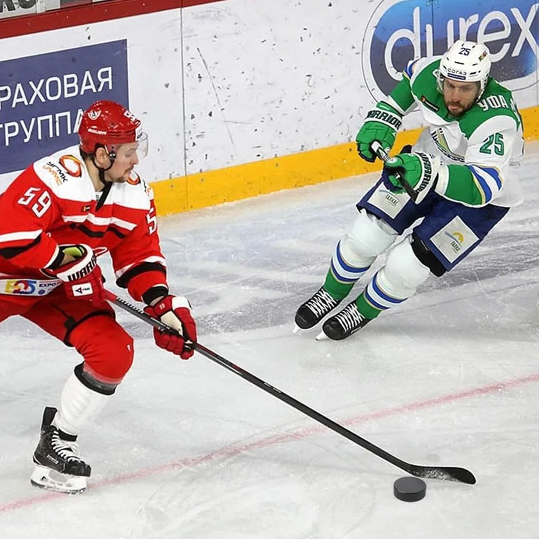 Palets d'exercice de hockey en caoutchouc 3 PC pour hockey sur glace