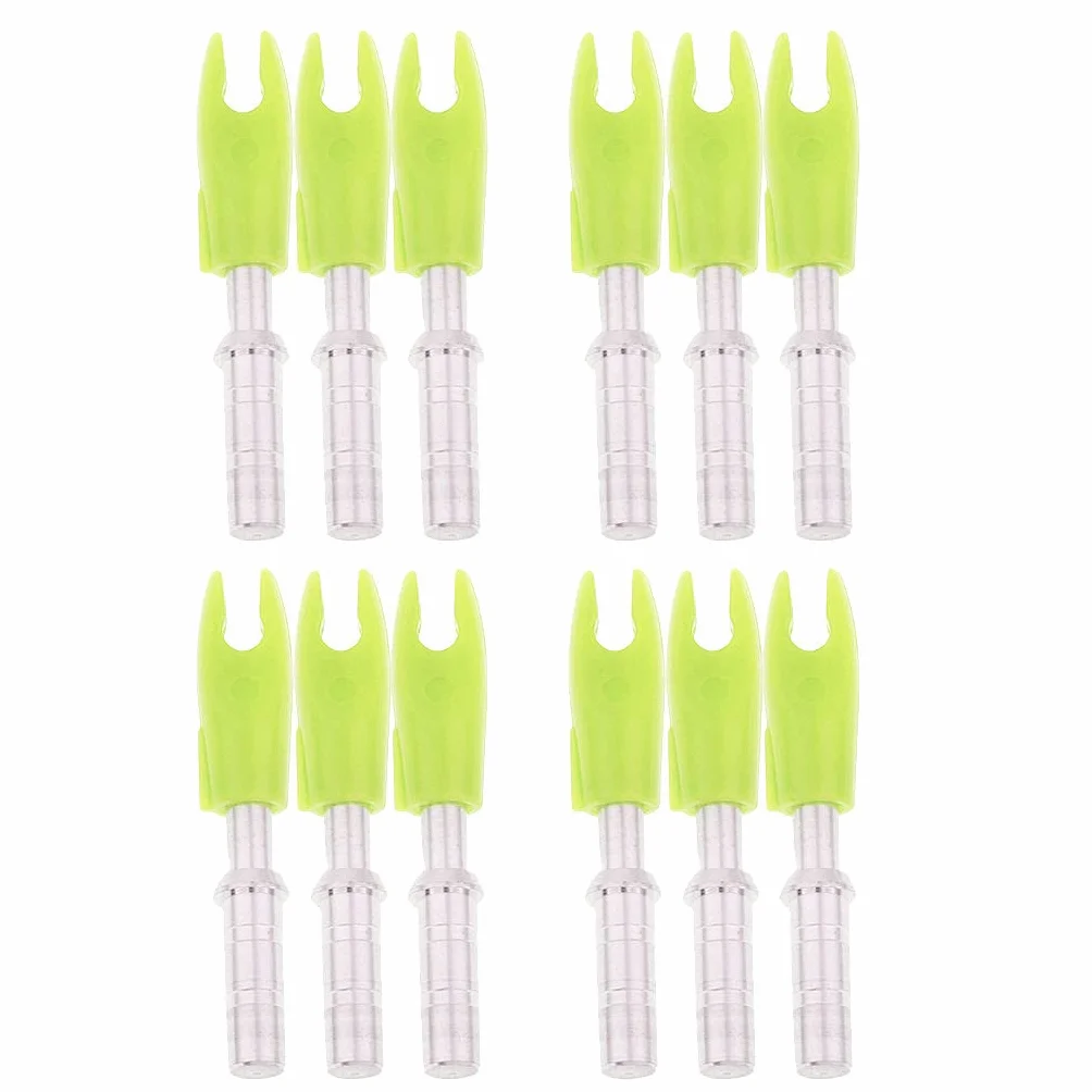 Sharplace 12 Encoches en Plastique pour Arbre de Flèche ID 4.2mm