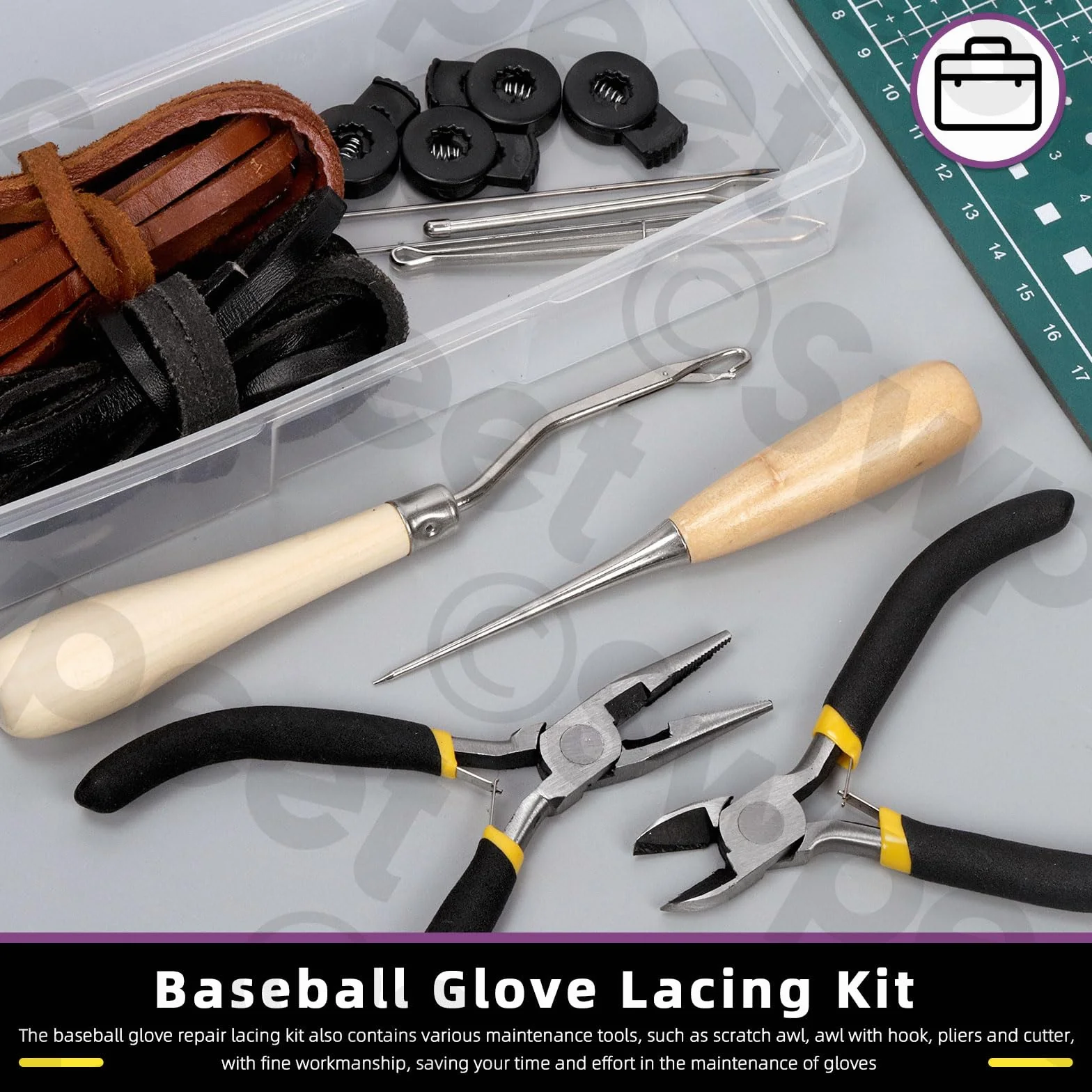 Swpeet Kit d'entretien pour gants de baseball