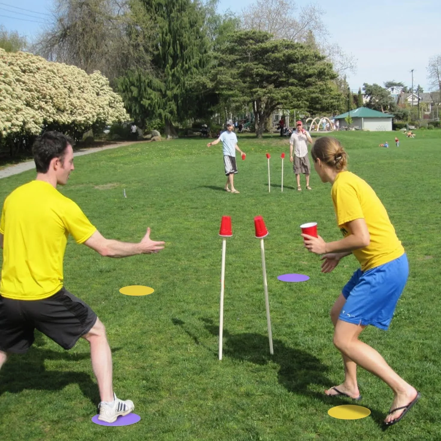 Marqueur Spot Antidérapant 10cm Caoutchouc Multicolore Agility Point Sport